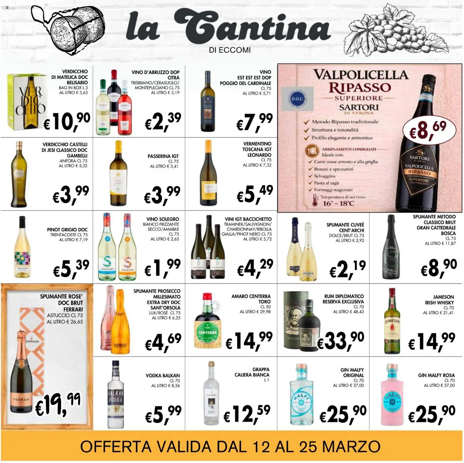 Volantino Coal del 12.03.2026 | Pagina: 20 | Prodotti: Arrosto, Prosecco, Pasta, Rum