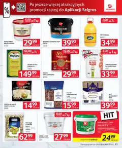 Pogląd oferty "Selgros cash&carry gazetka - Oferta dla gastronomii" - ważna od 26.03.2026 | Strona: 11 | Produkty: Frytura, Kasza gryczana, Musztarda, Płatki