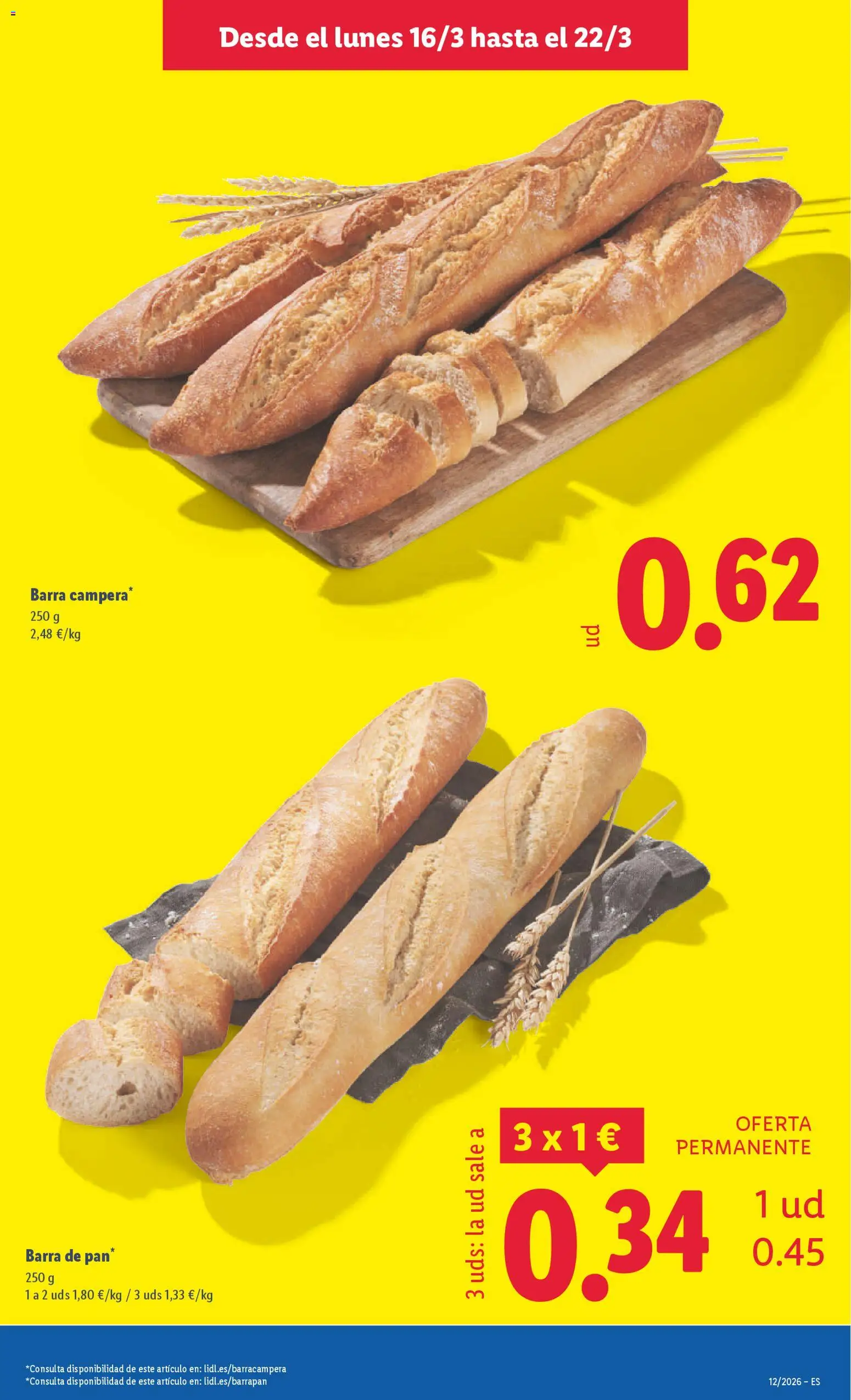 Lidl folleto │ válido desde el 16.03.2026 | Página: 21 | Productos: Pan
