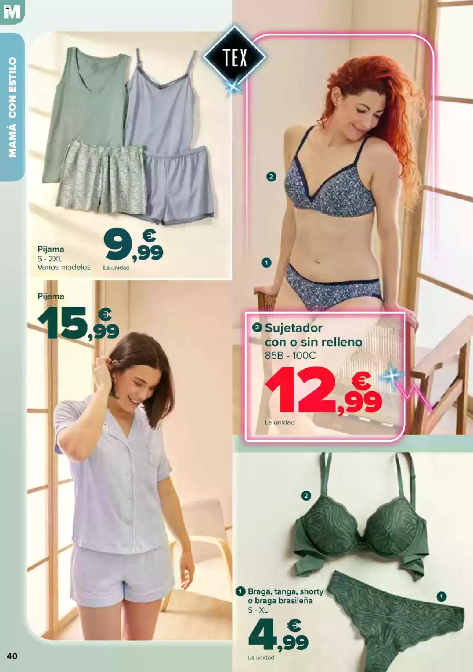 Carrefour Dia de la Madre │ válido desde el 23.04.2026 | Página: 40 | Productos: Pijama, Braga