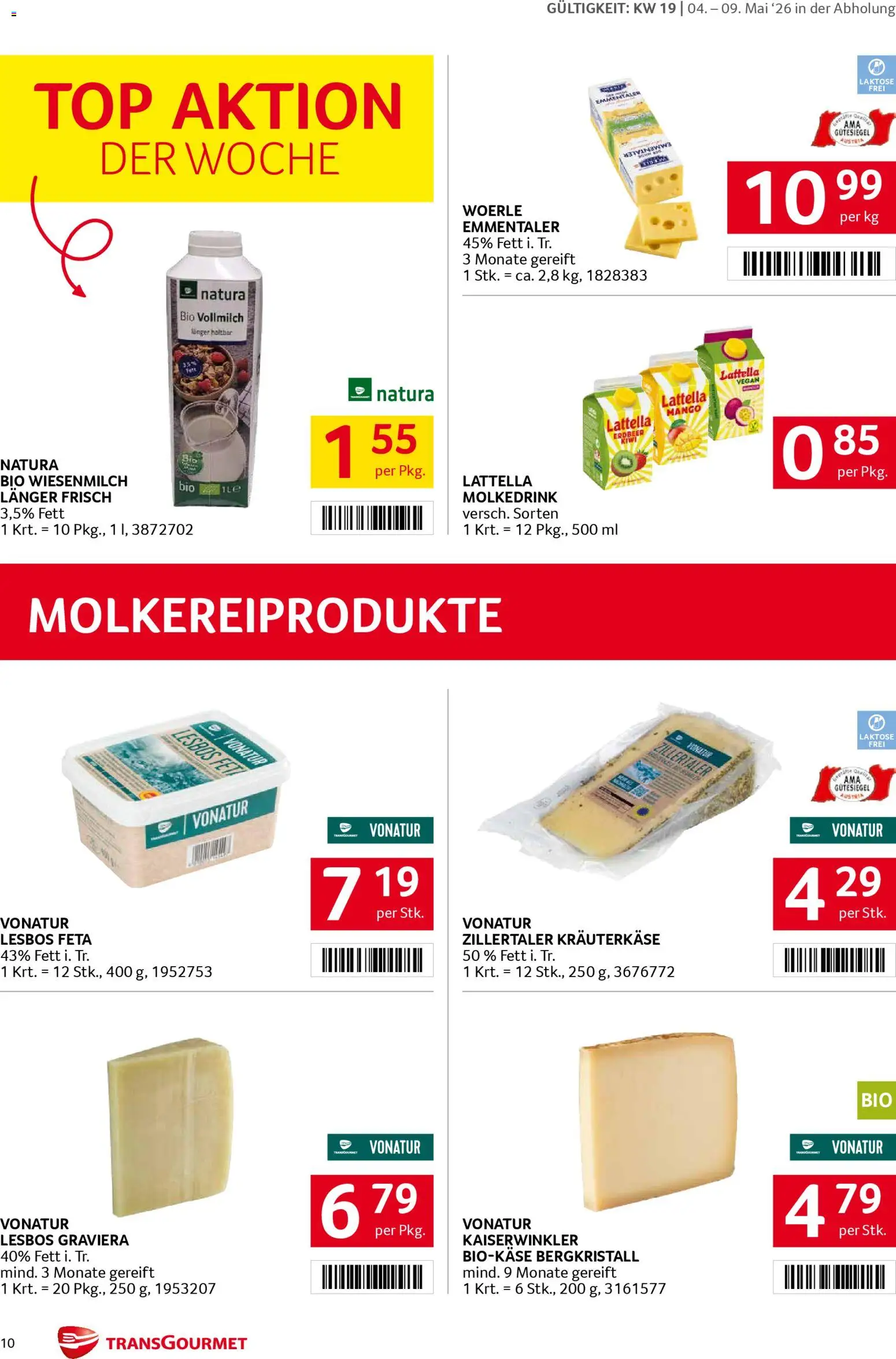 Transgourmet Flugblatt gültig ab 04.05.2026 | Seite: 10 | Produkte: Mango