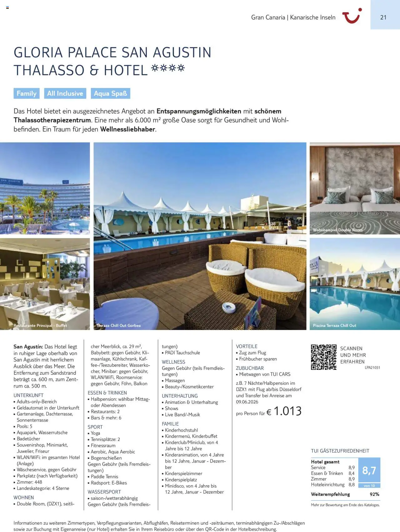 TUI Prospekt Kanaren, Kapverden & Senegal 2025/26	  – gültig ab 01.11.2025 | Seite: 21 | Produkte: Rum, Babybett