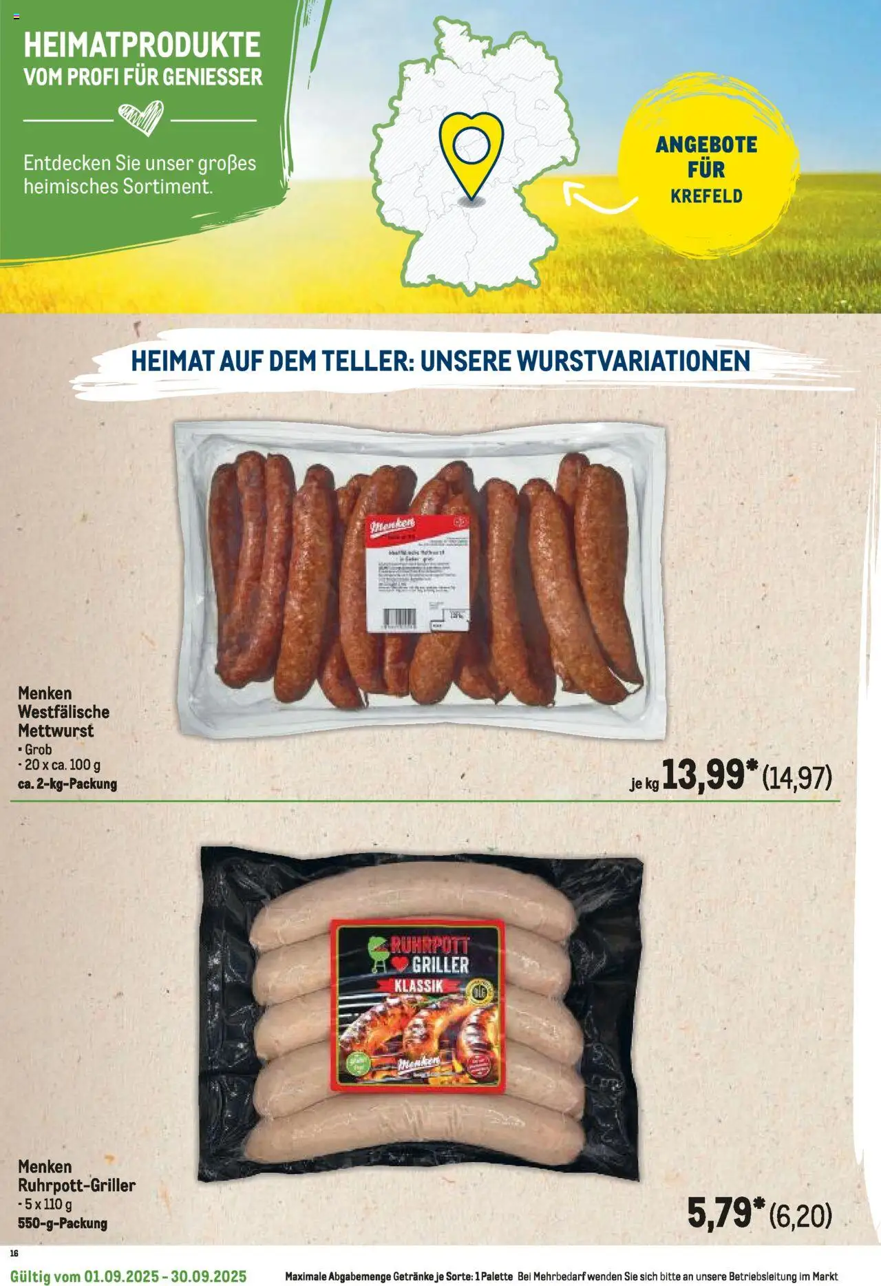 Metro Regionaler Flyer - gültig ab dem 01.09.2025 | Seite: 50 | Produkte: Griller