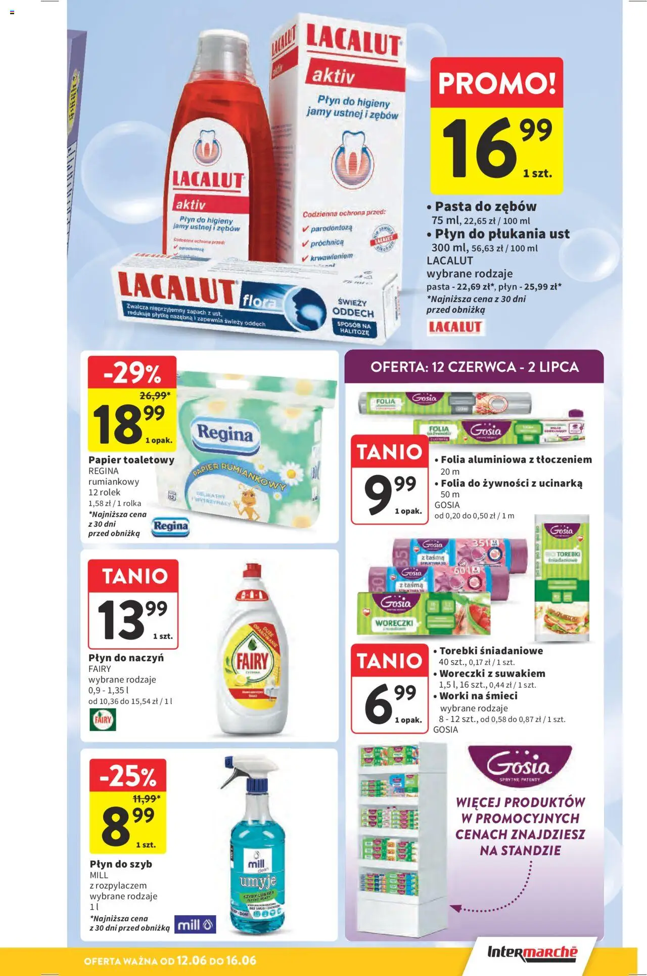 Intermarche Gazetka od 12.06.2025 | Strona: 41 | Produkty: Cleaner, Zapach, Fairy, Płyn do płukania ust