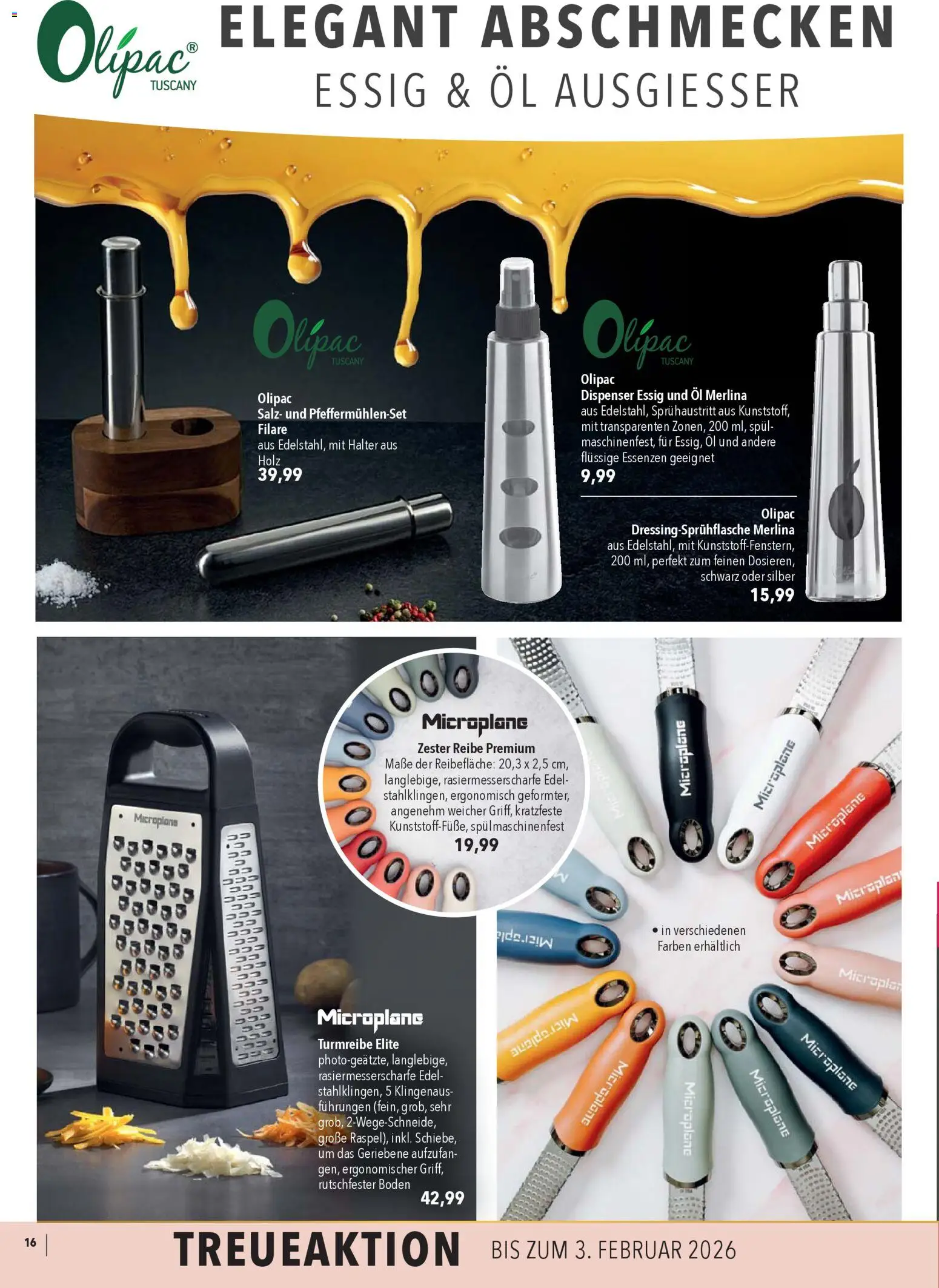 CITTI Markt  Ideen fürs Fest – gültig ab 26.11.2025 | Seite: 16 | Produkte: Öl, Essig, Salz