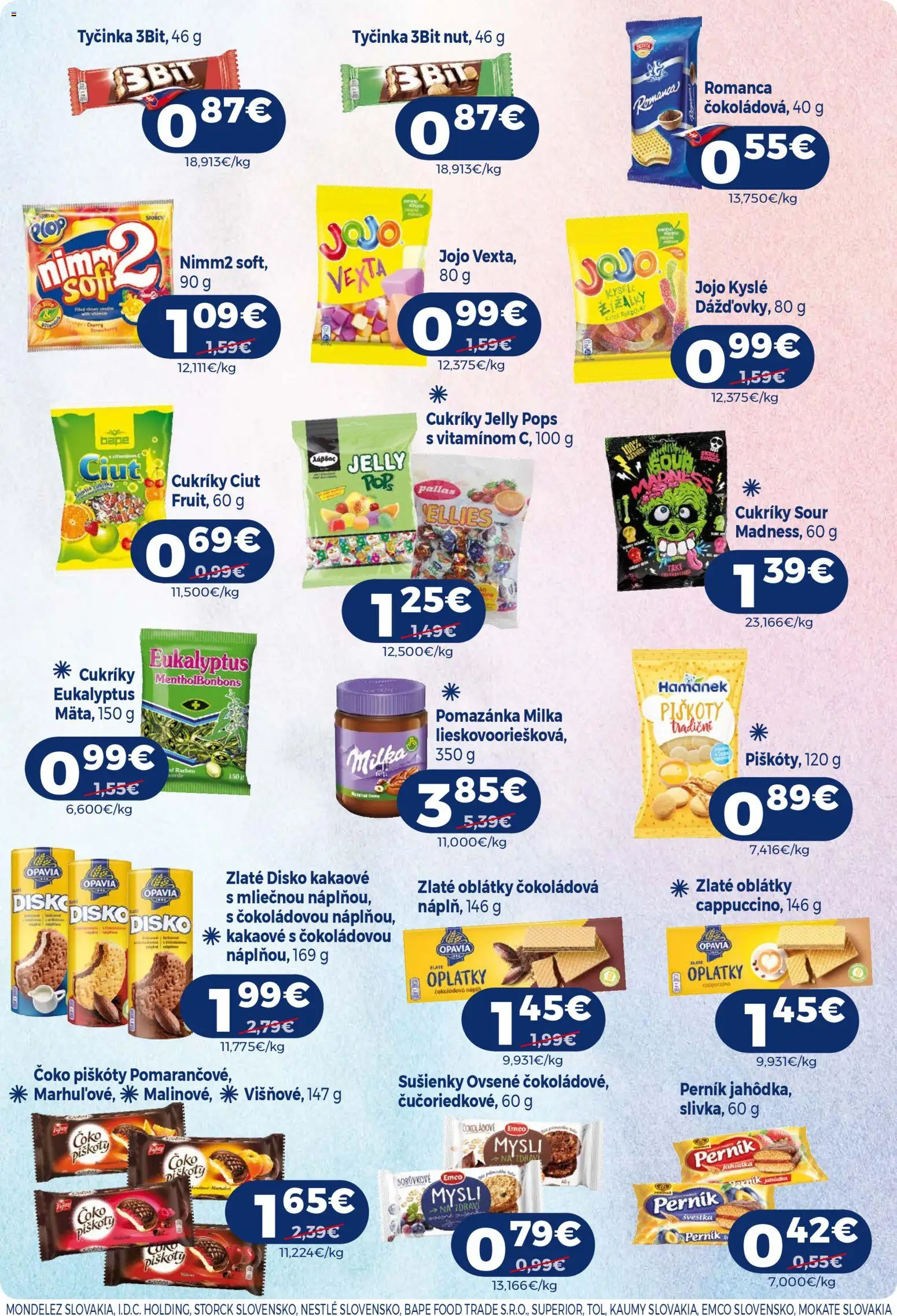 Nové Milk Agro akcie – leták je platný od 18.02.2026 | Strana: 9 | Produkty: Cukríky, Milka