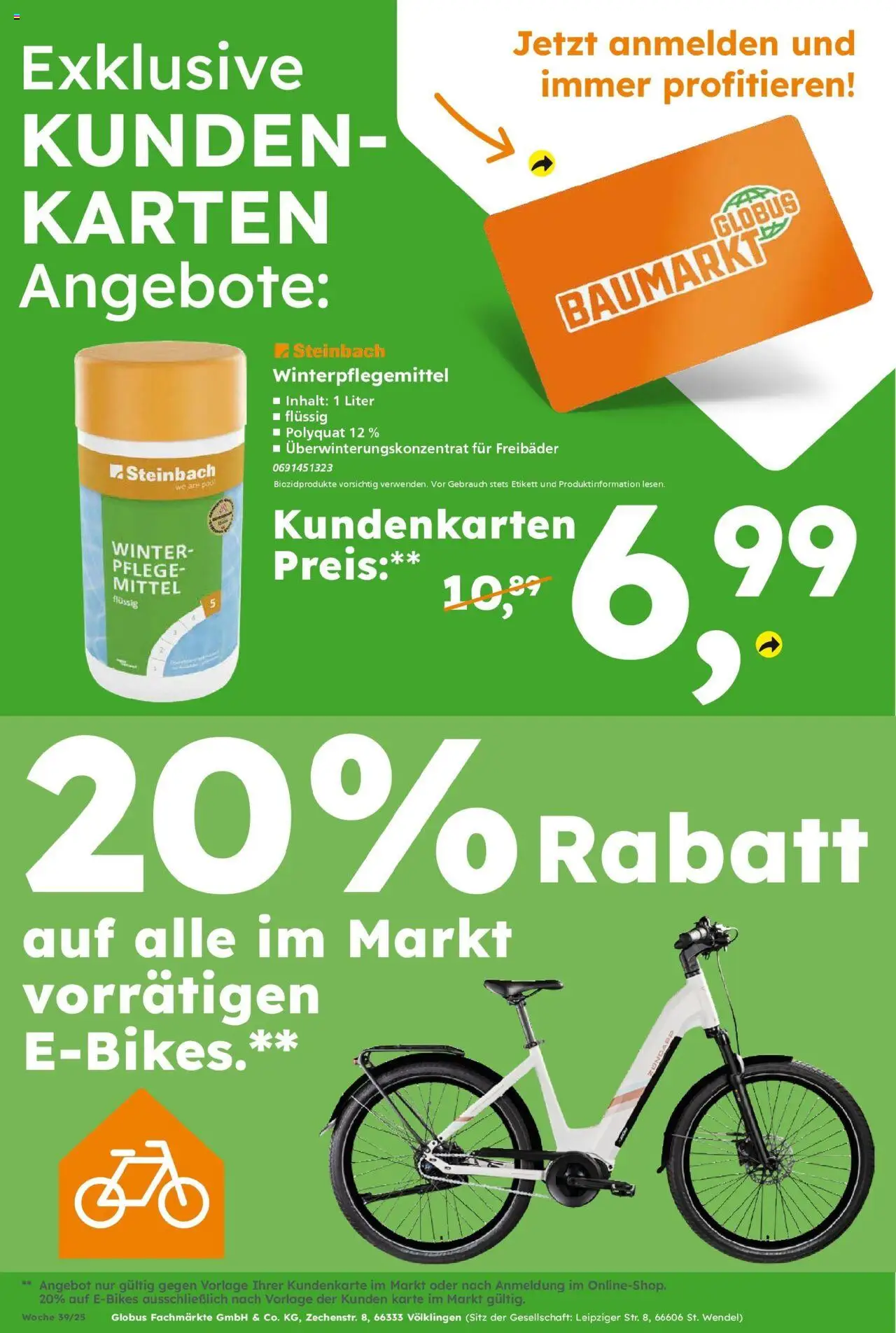 Globus Baumarkt prospekt Ilmenau	 – gültig ab 21.09.2025 | Seite: 9