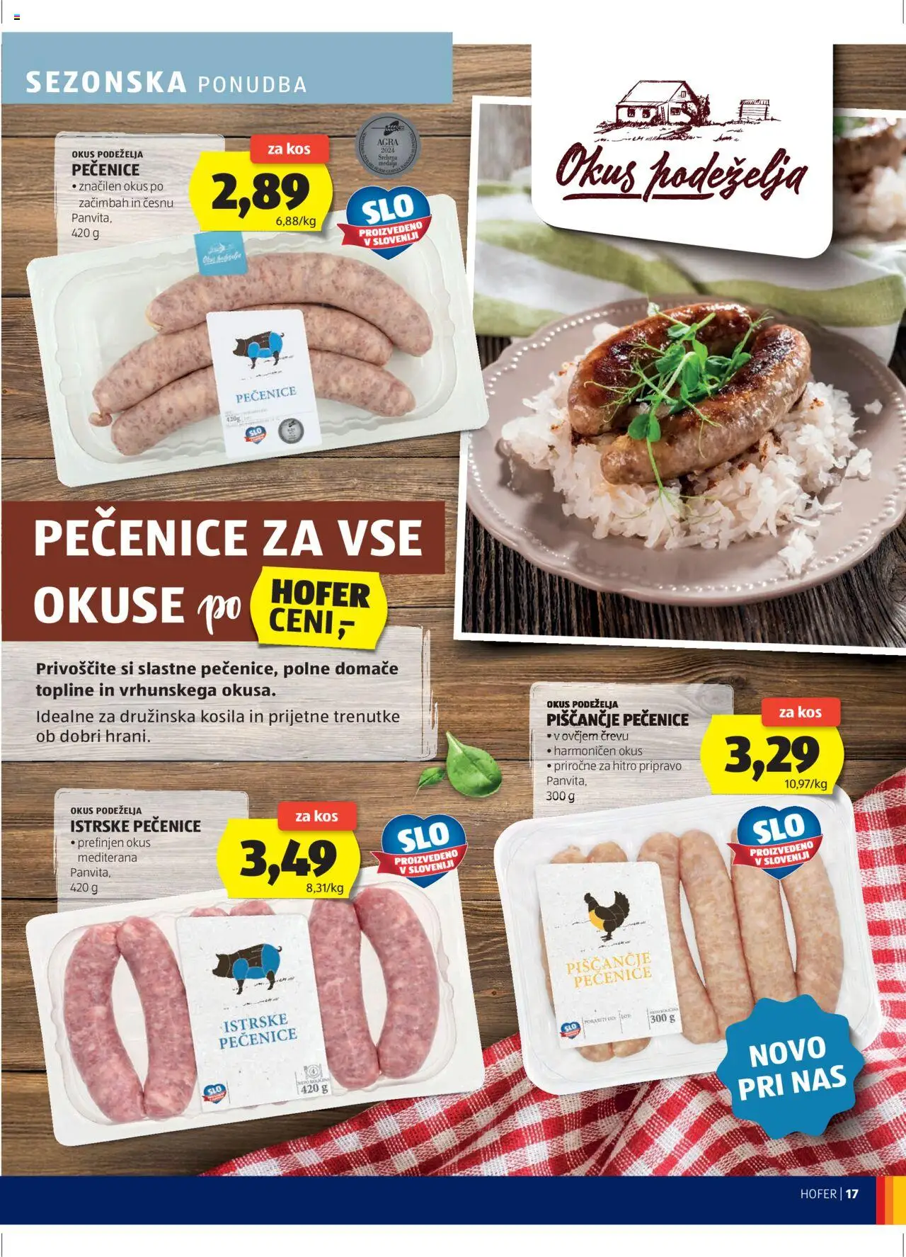 Hofer SI katalog | vrijedi od 09.10.2025 | Stranica: 17