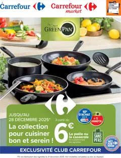 Carrefour Market - Prévisualisation de Carrefour Market catalogue Green Pan valide à partir de 15.09.2025
