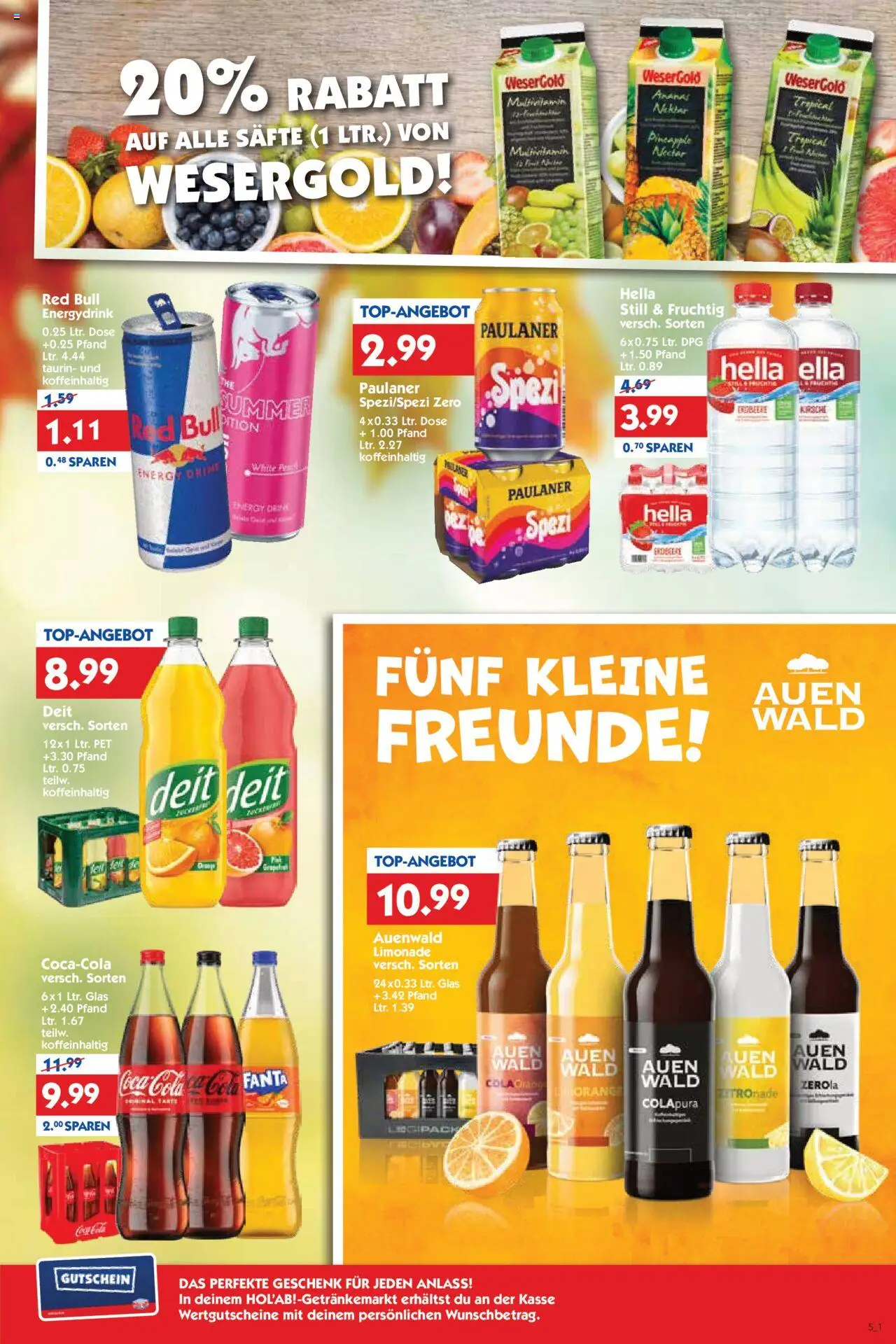 HOL’AB! Prospekt 	 – gültig ab 06.10.2025 | Seite: 5 | Produkte: Coca cola, Cola, Limonade, Hella