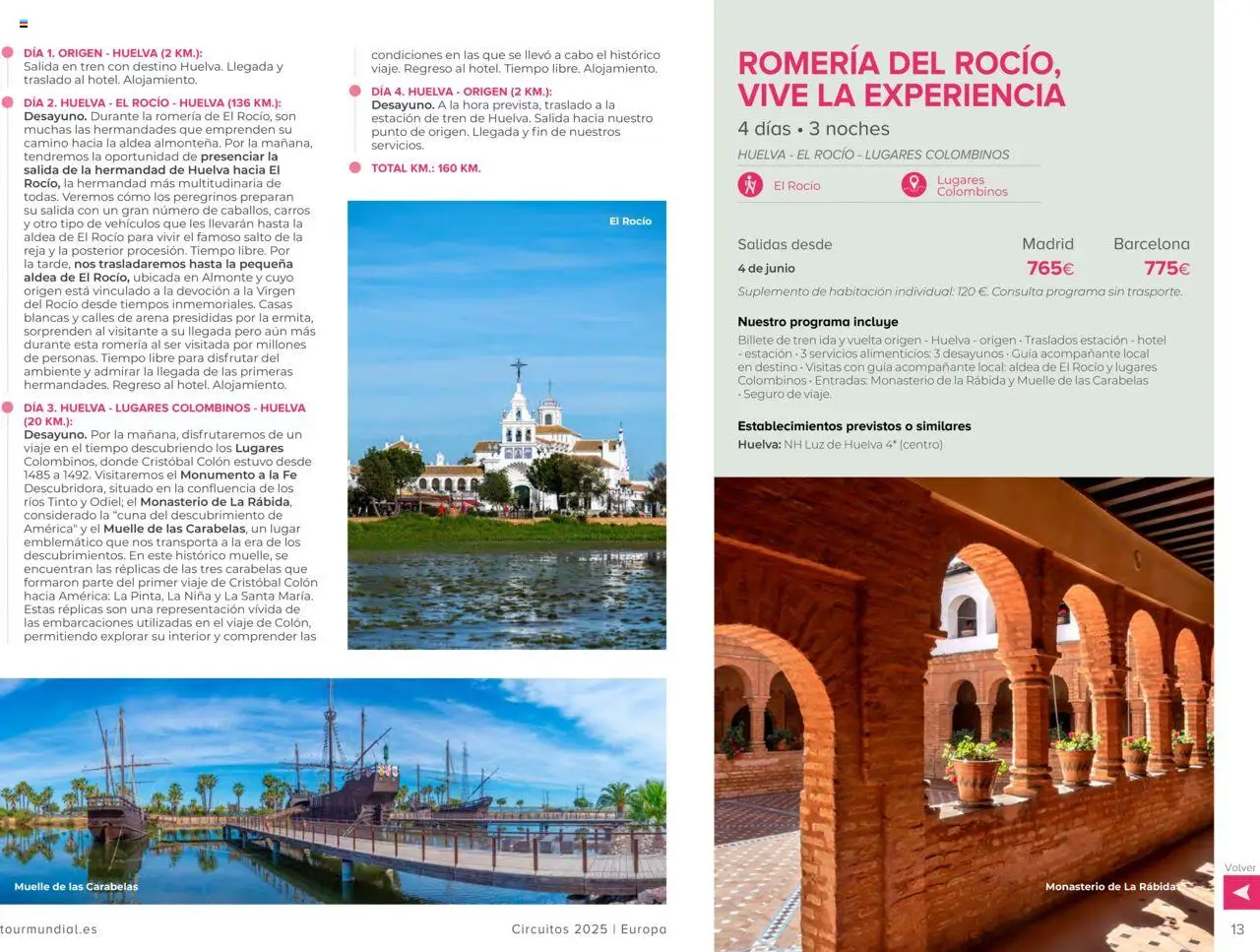 Viajes El Corte Inglés Circuitos exclusivos │ válido desde el 01.05.2025 | Página: 13 | Productos: Cuna