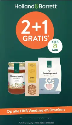 Holland & Barrett - Folder - Voorbeeld van een folder van Holland & Barrett, geldig van 16.02.2026