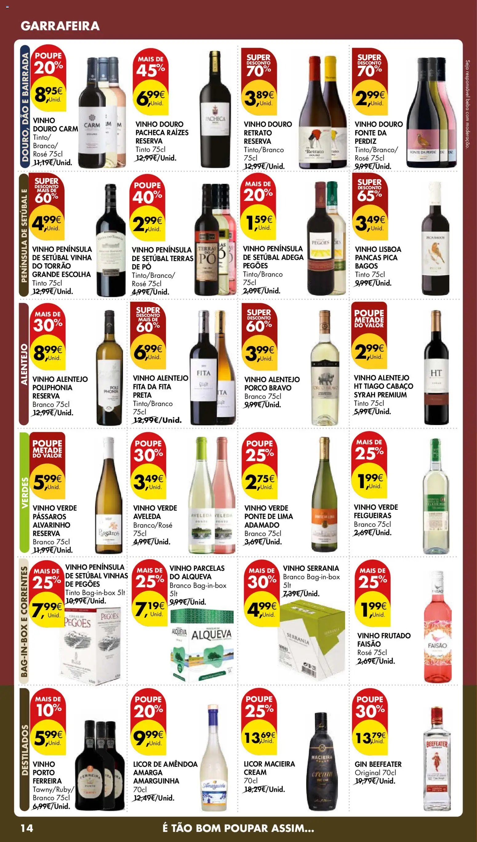 Pingo Doce folheto │ válido de 03.01.2026 | Página: 14 | Produtos: Pó, Licor, Vinho, Gin