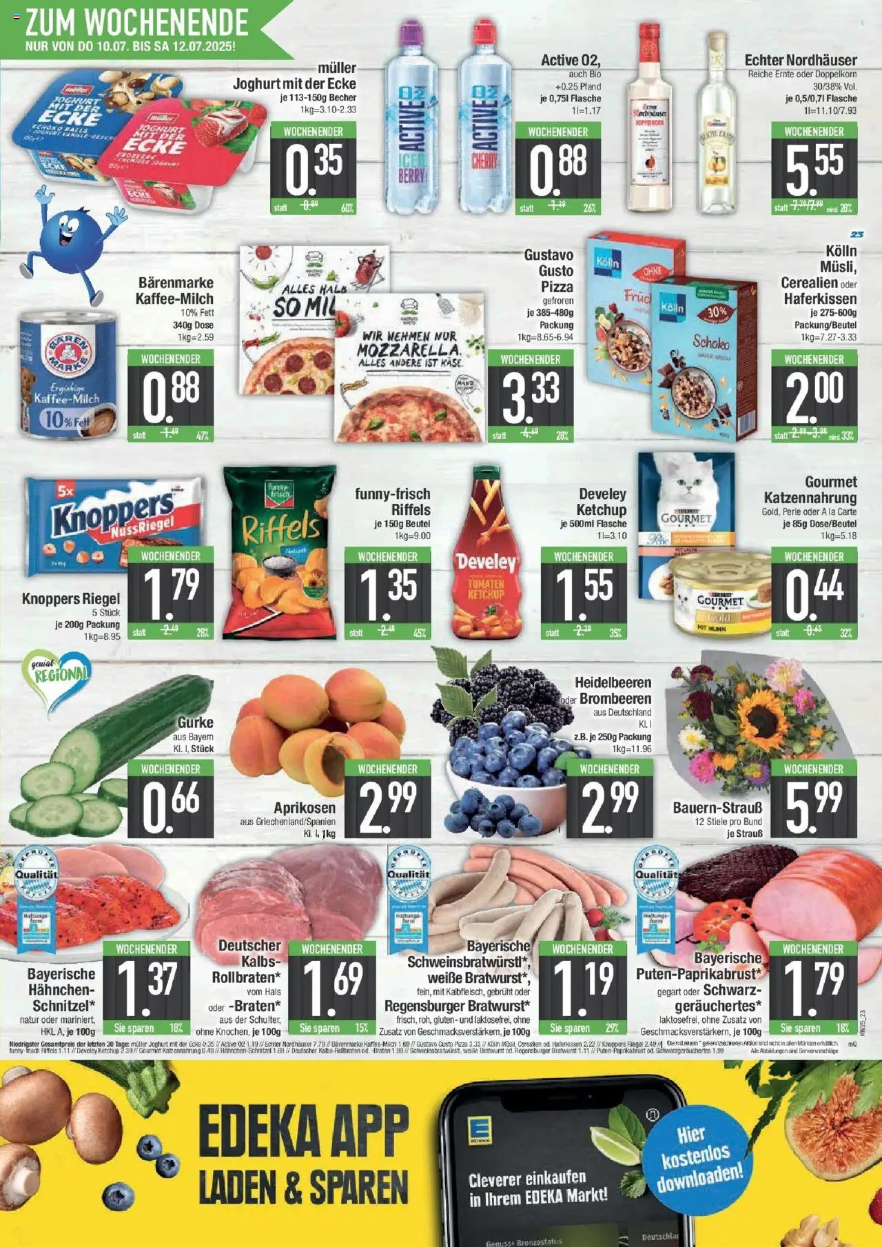 Edeka prospekt Ingolstadt	 - gültig ab dem 06.07.2025 | Seite: 23 | Produkte: Kolln, Joghurt, Bratwurst, Ketchup
