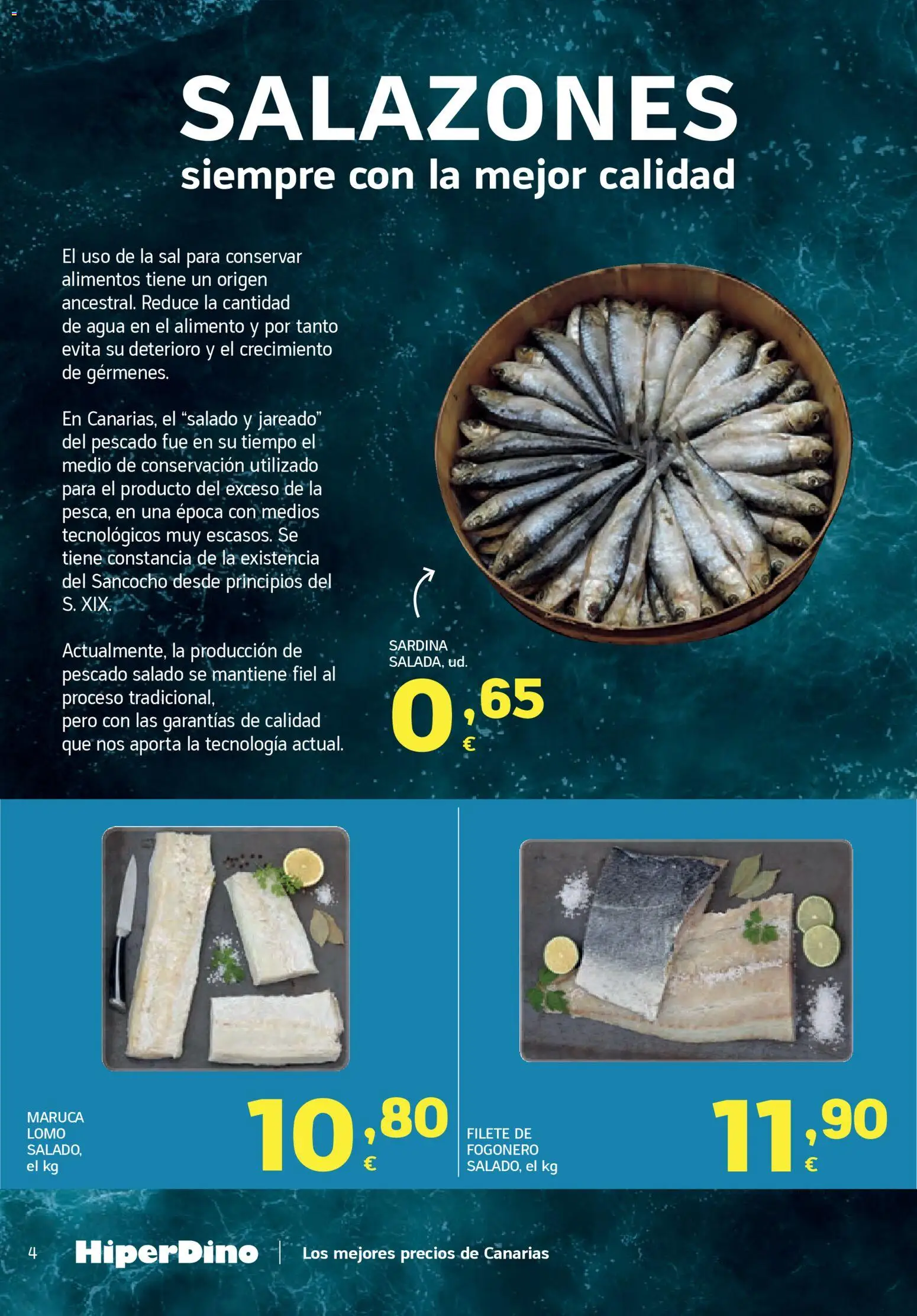 HiperDino folleto │ válido desde el 24.03.2026 | Página: 4 | Productos: Pescado, Filete, Κούβα