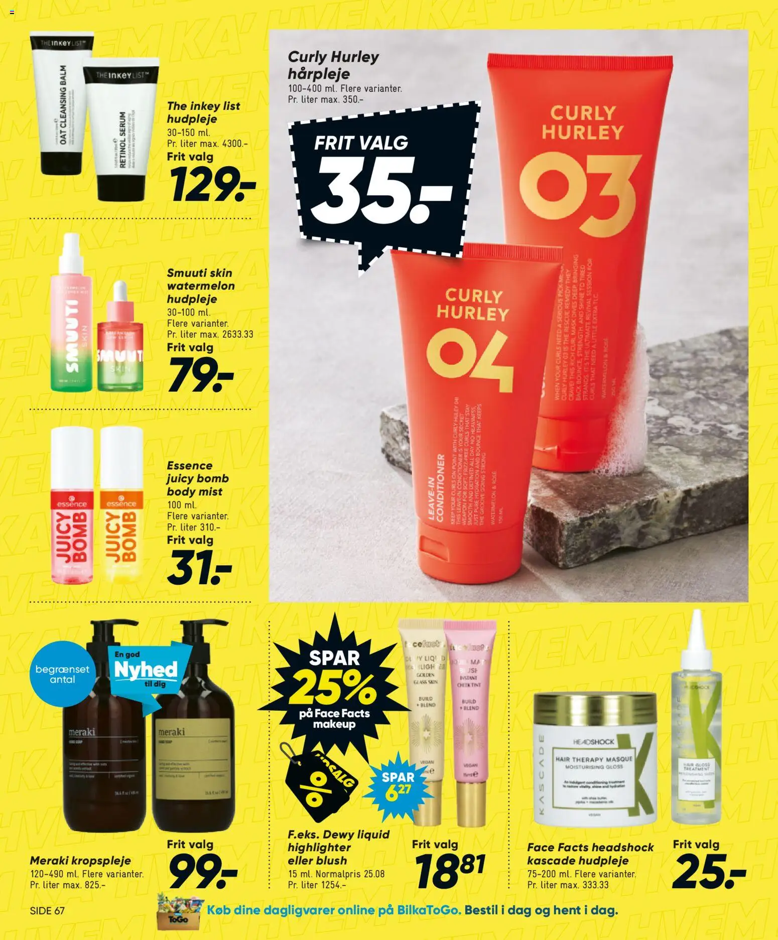 Bilka tilbudsavis – gyldig fra 25.12.2025 | Side: 31 | Produkter: Makeup, Blush, Is