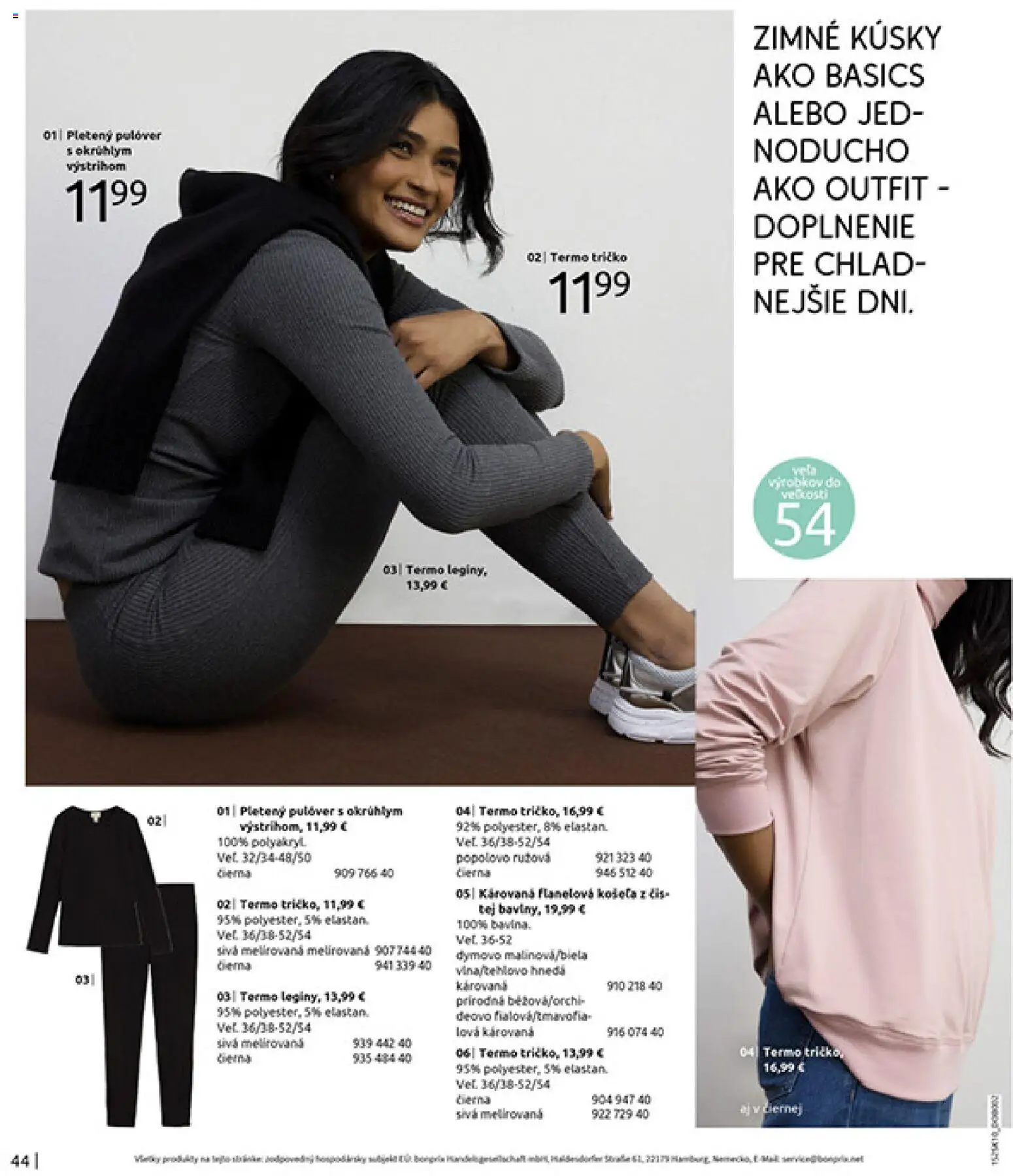 Nové Bonprix akcie – leták je platný od 01.11.2025 | Strana: 46 | Produkty: Tričko, Košeľa