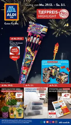 Aldi Süd Prospekt 	 ab 29.12.2025 gültig