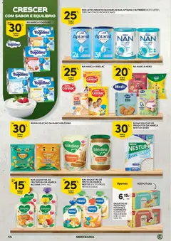 Pré-visualização Estrelas de Ananás e Quinoa, Blédina Estrelas de Ananás e Quinoa, biológico. válido de 21.04.2026 | Página: 14 | Produtos: Vitela, Cálcio, Nestlé, Milho