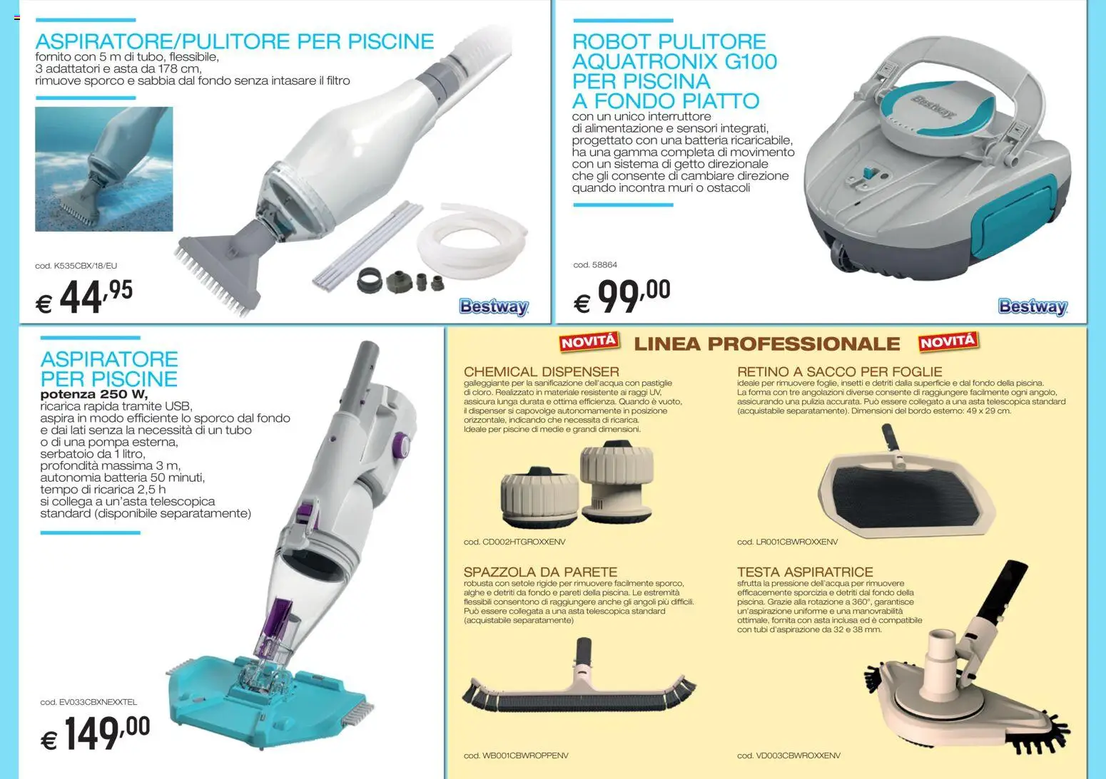 Volantino Brico OK del 05.03.2026 | Pagina: 5 | Prodotti: Tubo, Piscina, Piatto, Robot