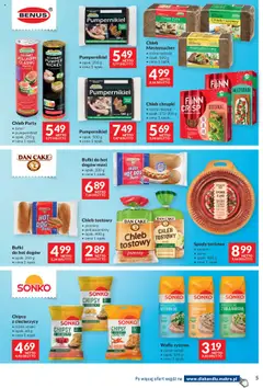 Makro Gazetka - Dystrybucja do sklepów od 19.08.2025 | Strona: 5 | Produkty: Chleb tostowy, Wafle ryżowe, Ser, Chleb