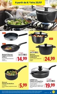 Lidl Novidades │ válido de 21.07.2025 | Página: 13 | Produtos: Cabo, Frigideira, Panela