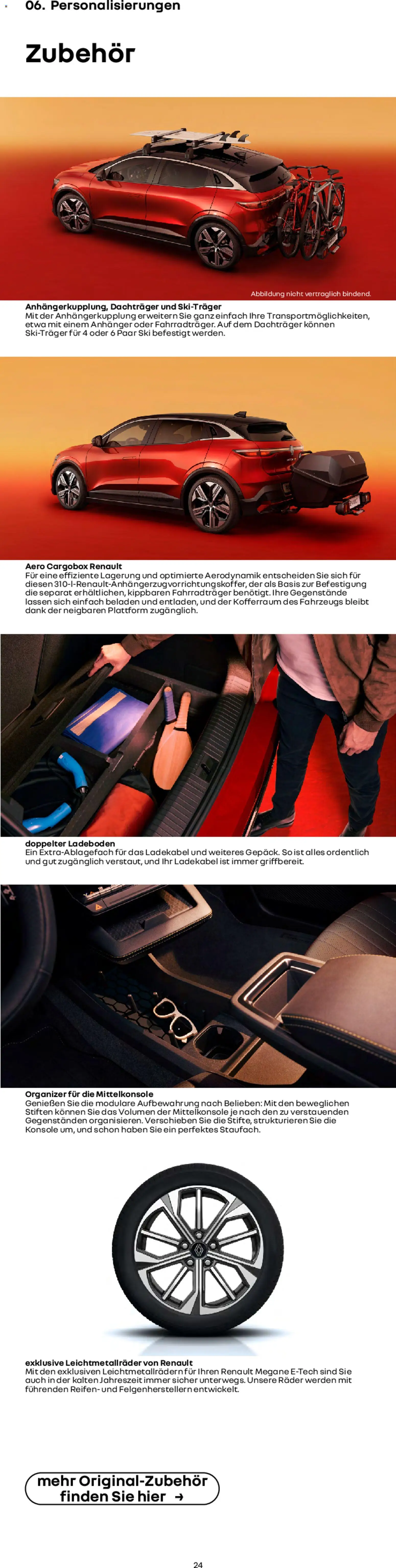 Renault Megane E-Tech – gültig ab 14.01.2026 | Seite: 24 | Produkte: Ski, Ladekabel