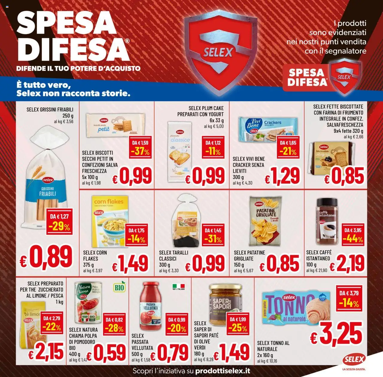 Volantino A&O del 06.08.2025 | Pagina: 12 | Prodotti: Pinne, The, Taralli, Fette biscottate