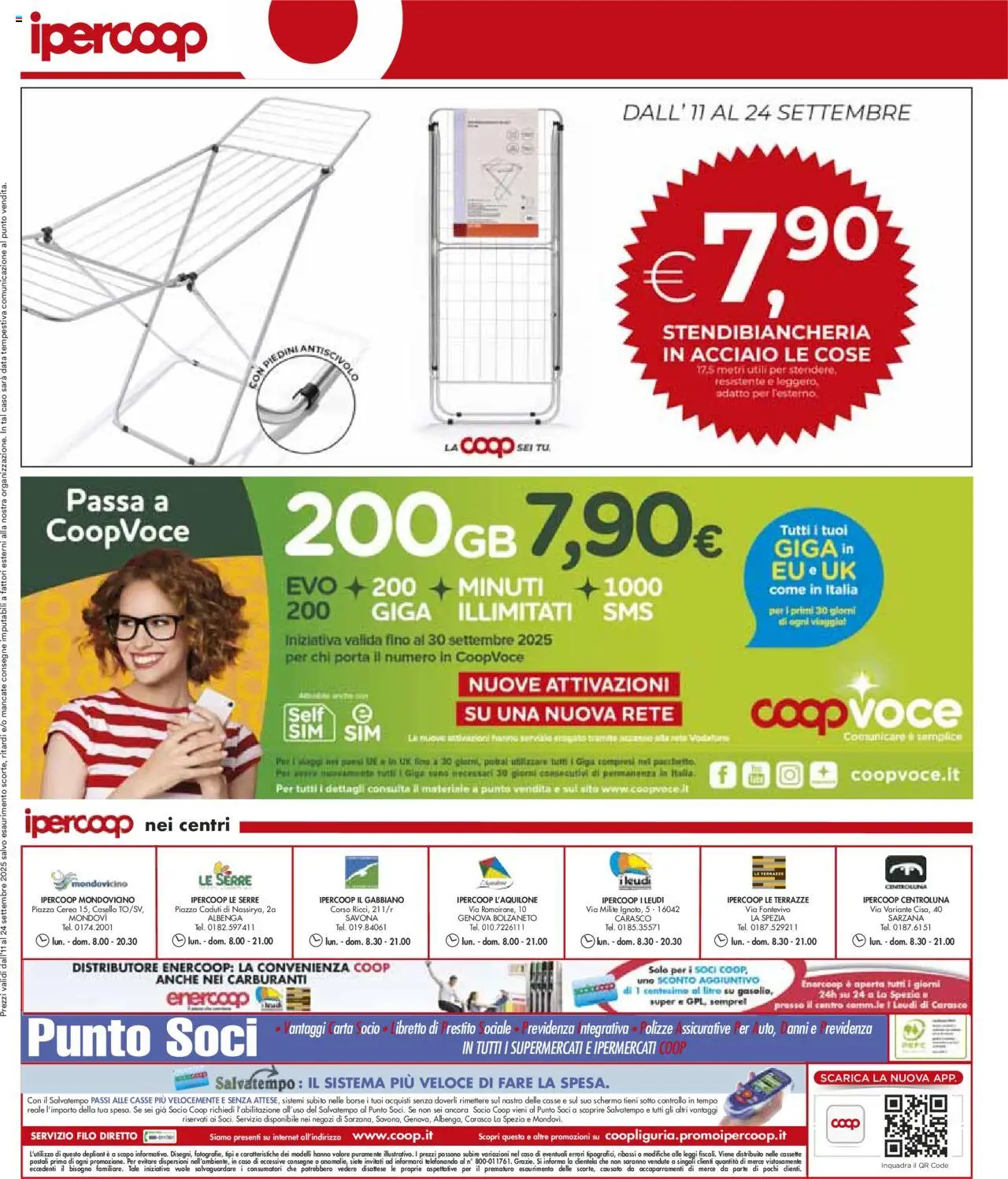 Volantino Ipercoop del 11.09.2025 | Pagina: 35 | Prodotti: Schermo, Stendibiancheria, Data