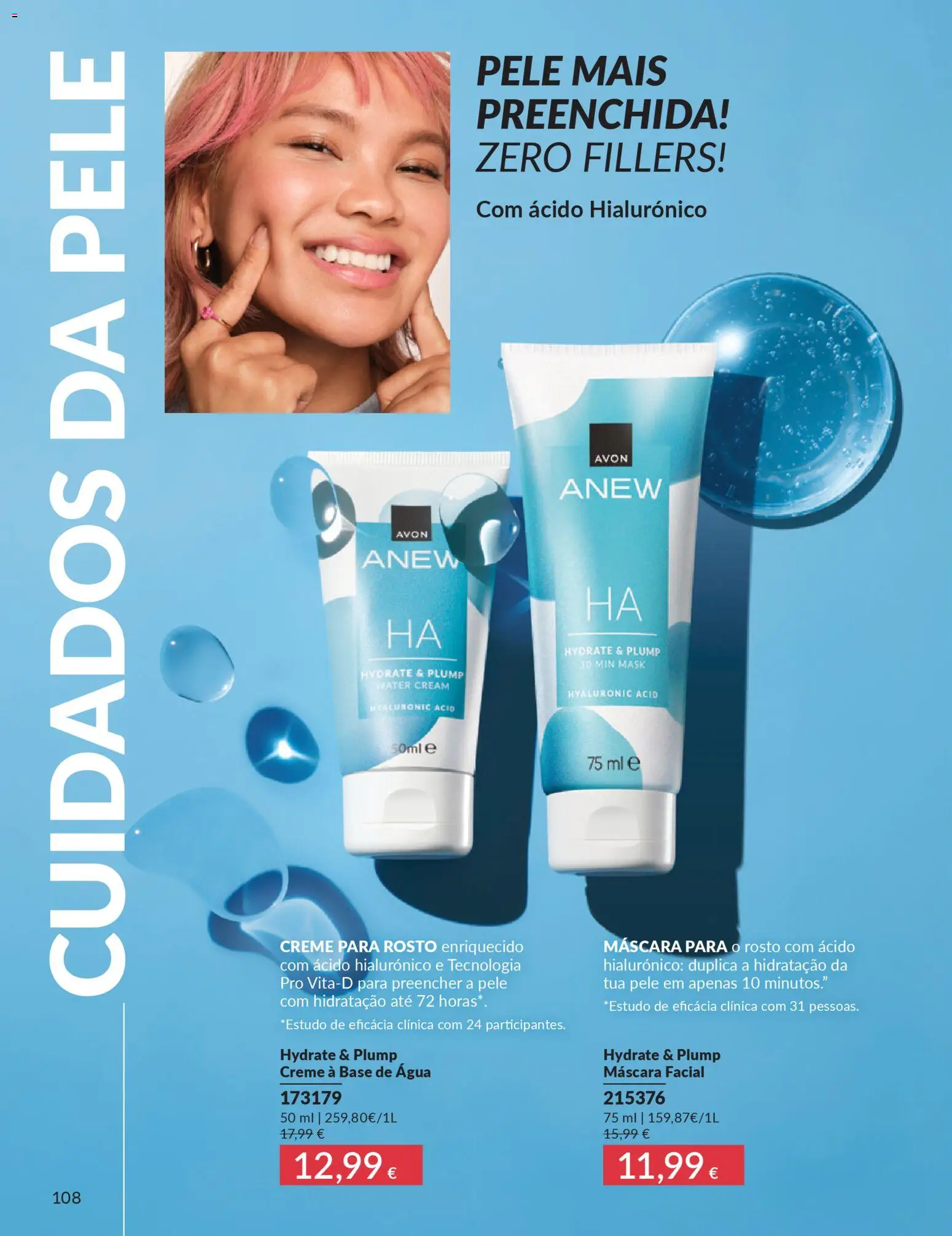 Catálogo Avon Campanha 3 │ válido de 01.03.2026 | Página: 122 | Produtos: Agua, Máscara facial, Base, Creme