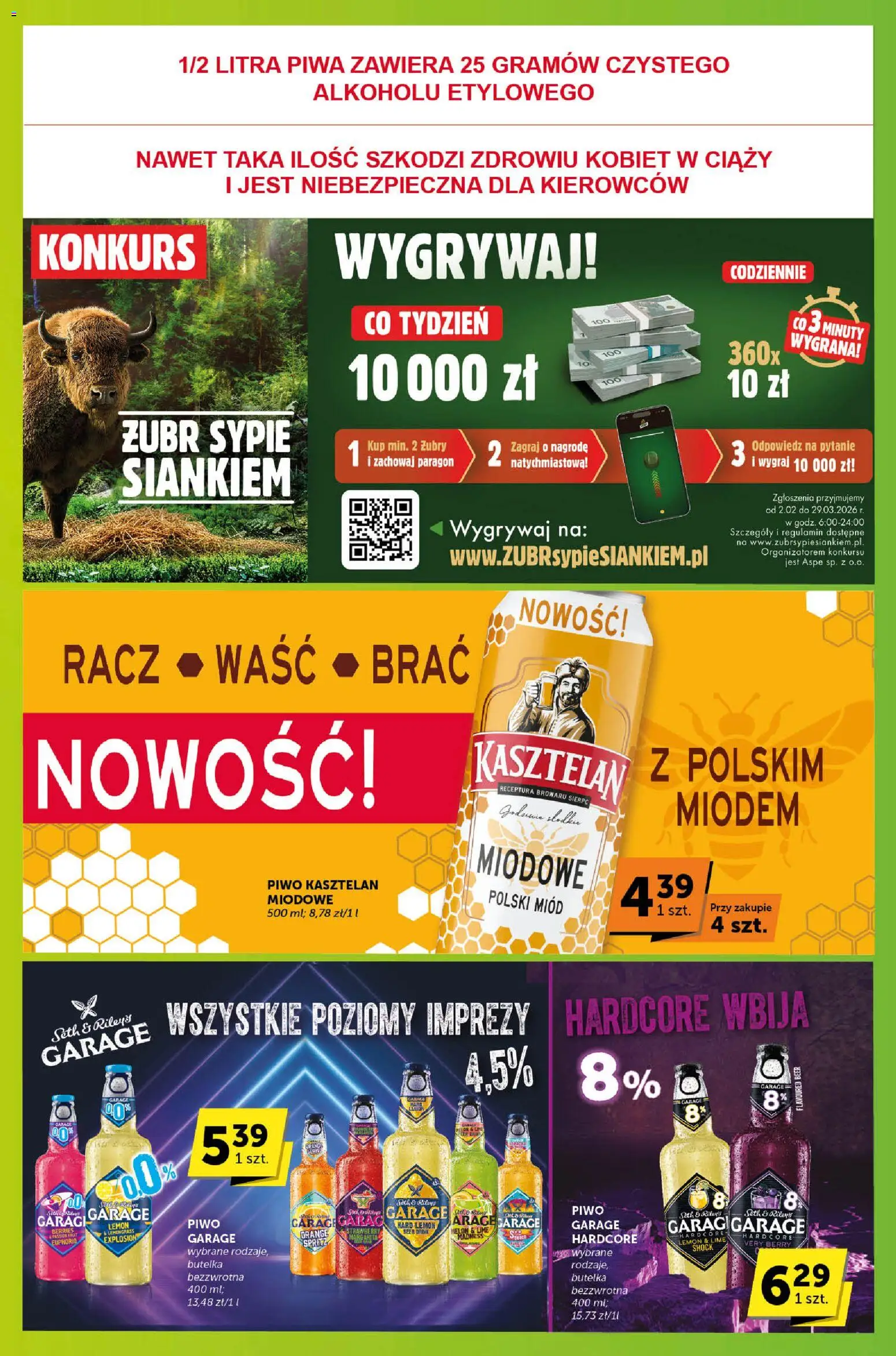 ABC Gazetka - Sprawdź, co więcej od 19.02.2026 | Strona: 9 | Produkty: Miód, Piwo