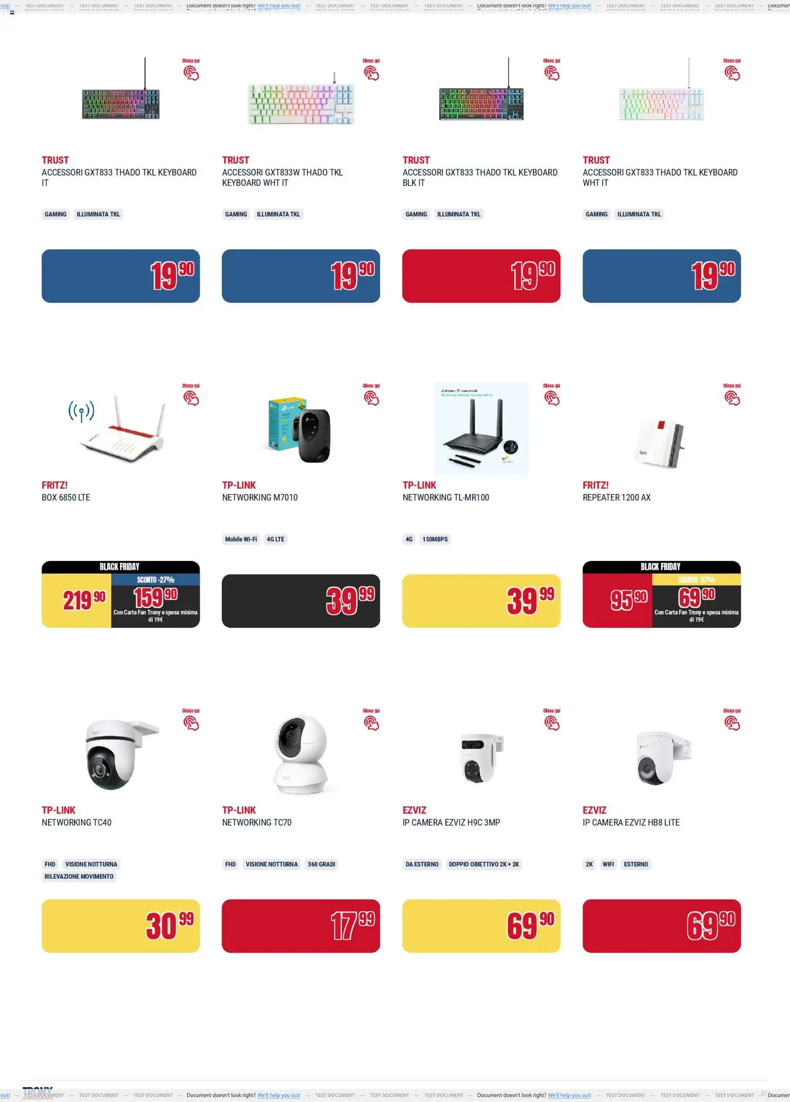 Volantino Trony del 24.11.2025 | Pagina: 7 | Prodotti: Mobile, Fan