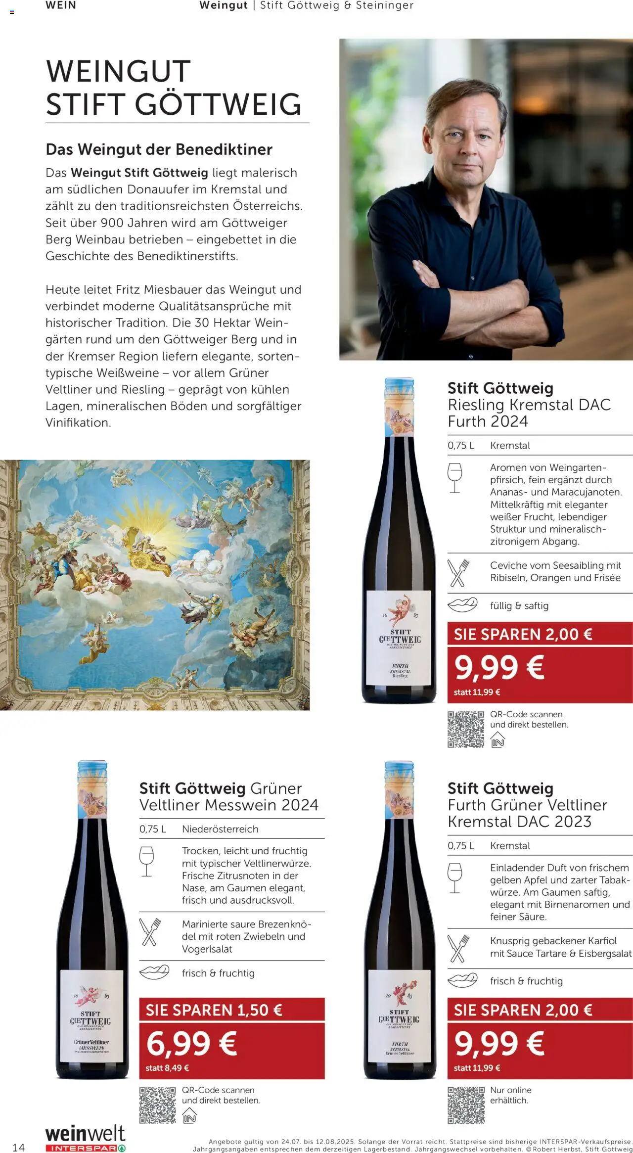 Interspar Wein Welt gültig ab 24.07.2025 | Seite: 14 | Produkte: Duft, Wein, Äpfel, Orangen