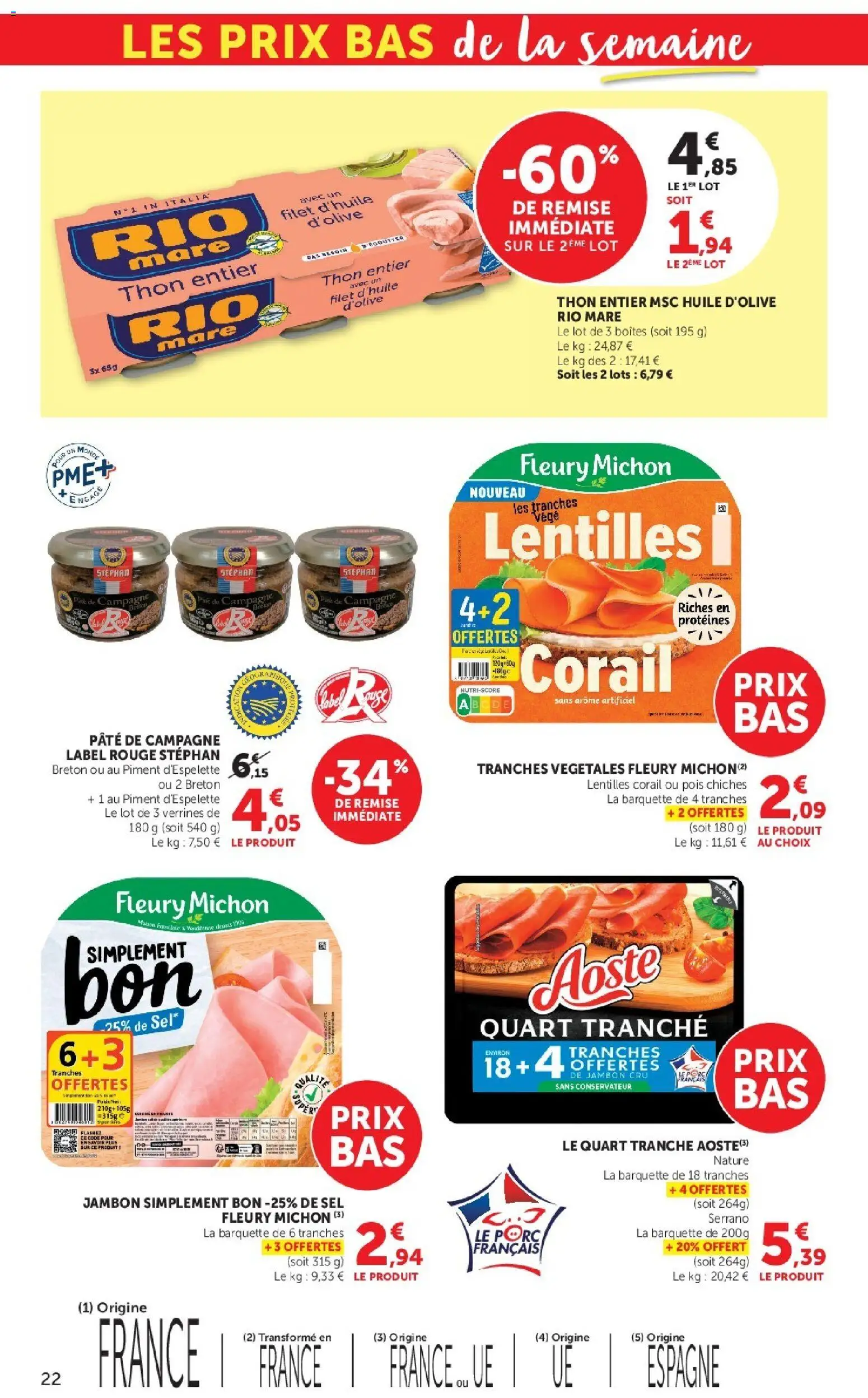 {H1} | Page: 22 | Produits: Sel, Verrines, Piment, Jambon