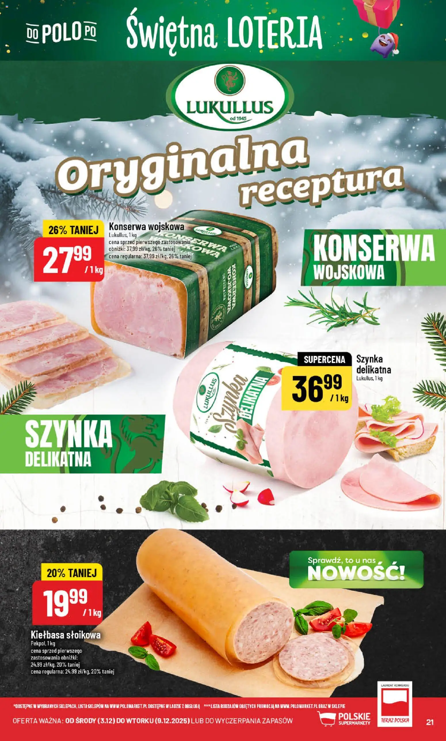 POLOmarket Gazetka od 03.12.2025 | Strona: 21