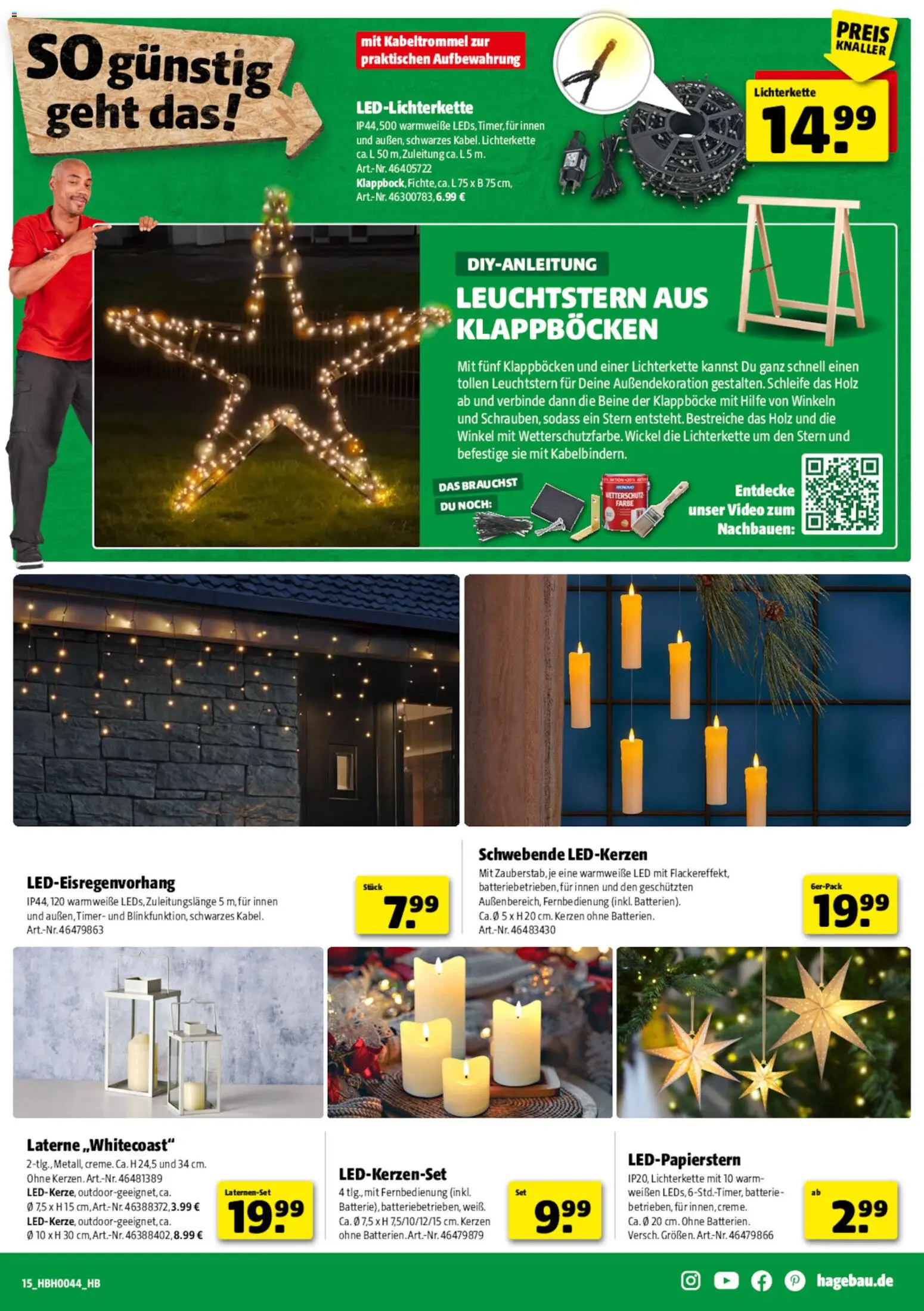 Hagebau Prospekt 	 – gültig ab 25.10.2025 | Seite: 15 | Produkte: Batterie, Video