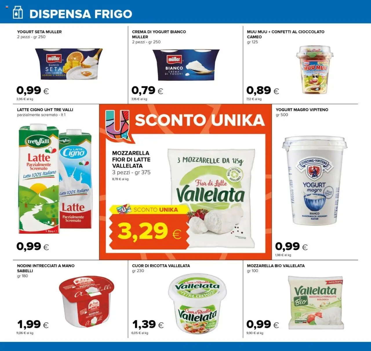 Volantino Tigre del 25.09.2025 | Pagina: 6 | Prodotti: Crema, Mozzarella, Latte, Ricotta