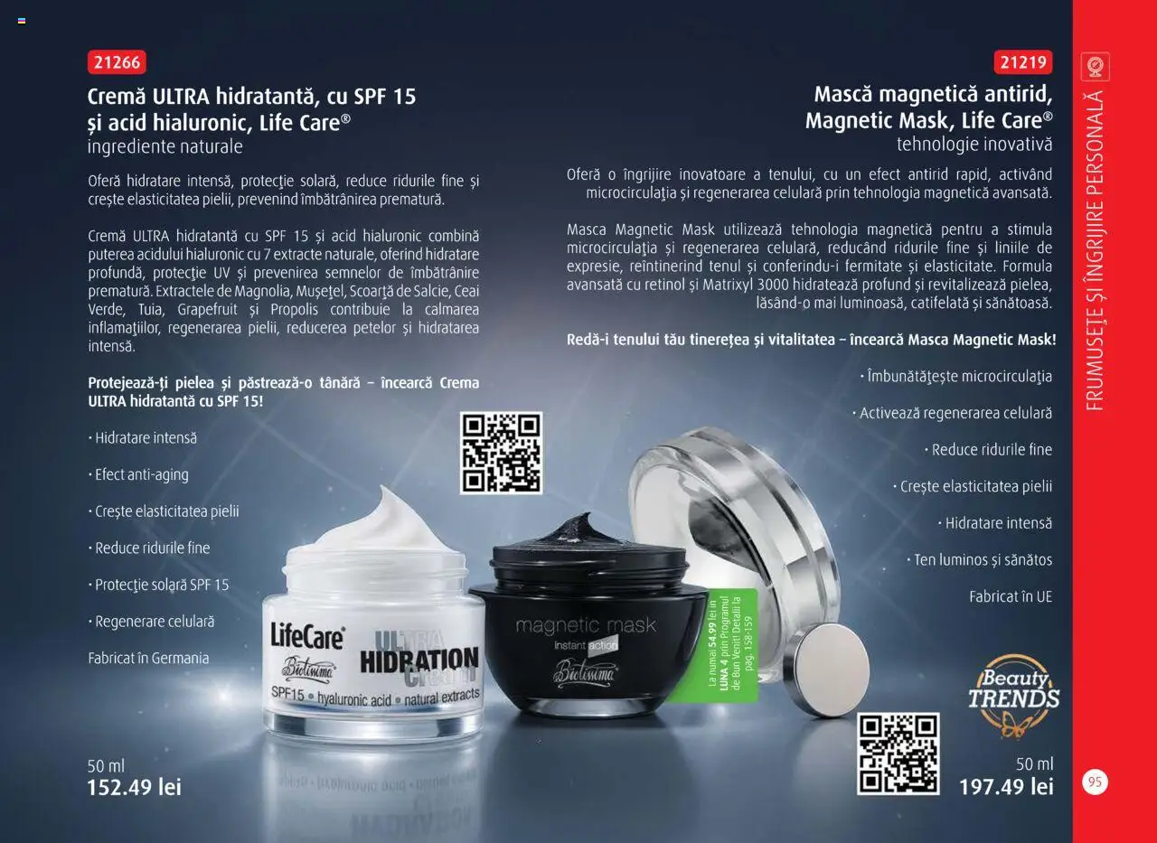 Noul catalog Life Care – valabil de la 01.10.2025 | Pagină: 97 | Produse: Cremă, Protecție solară, Ceai, Propolis