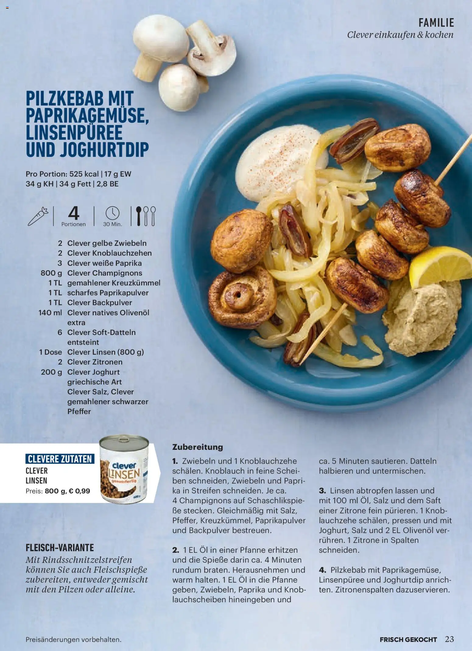 Billa  Frisch Gekocht gültig ab 01.11.2025 | Seite: 19 | Produkte: Zwiebeln, Salz, Knoblauch, Öl