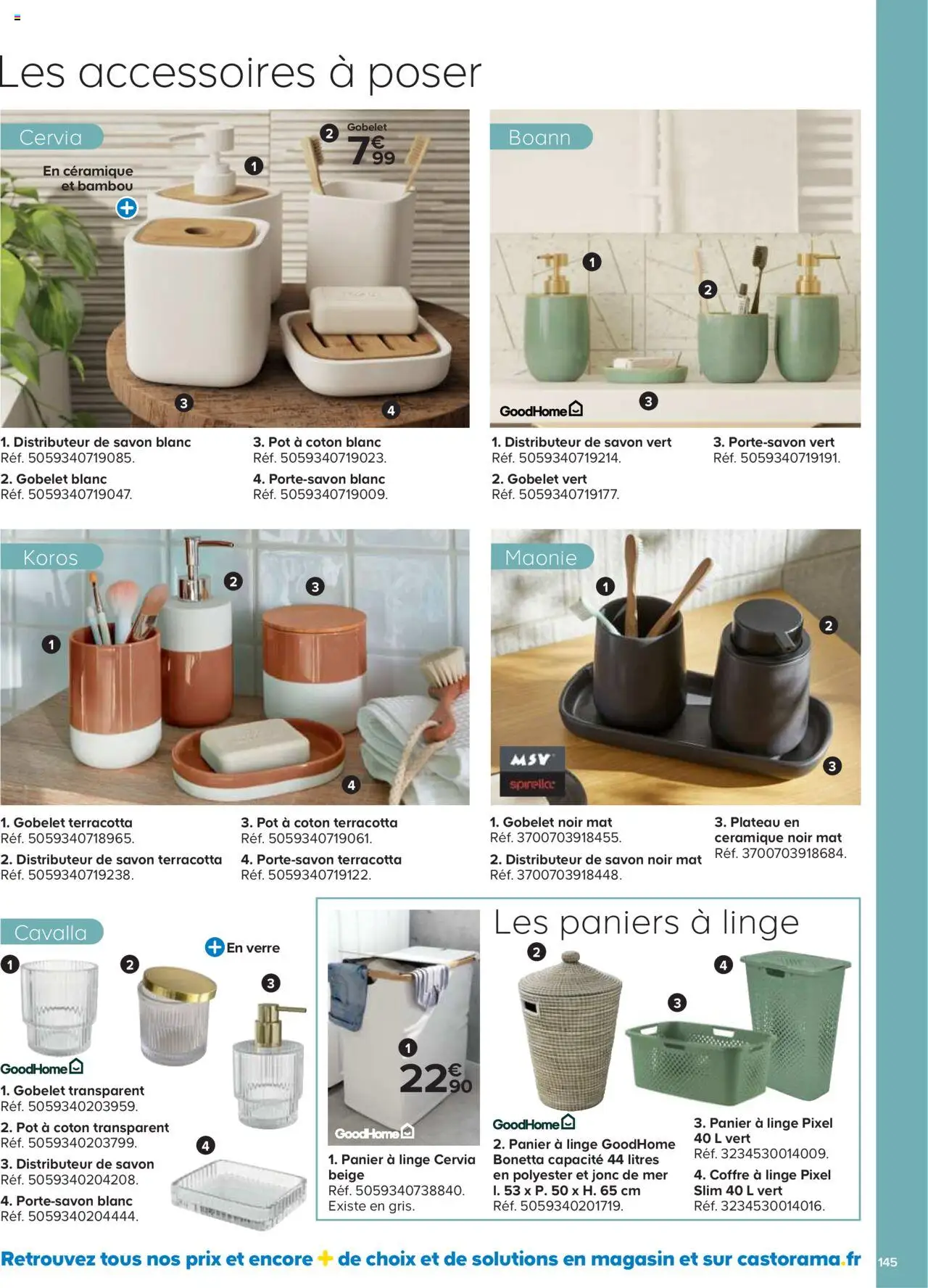 {H1} | Page: 145 | Produits: Plateau, Panier à linge, Coton, Panier