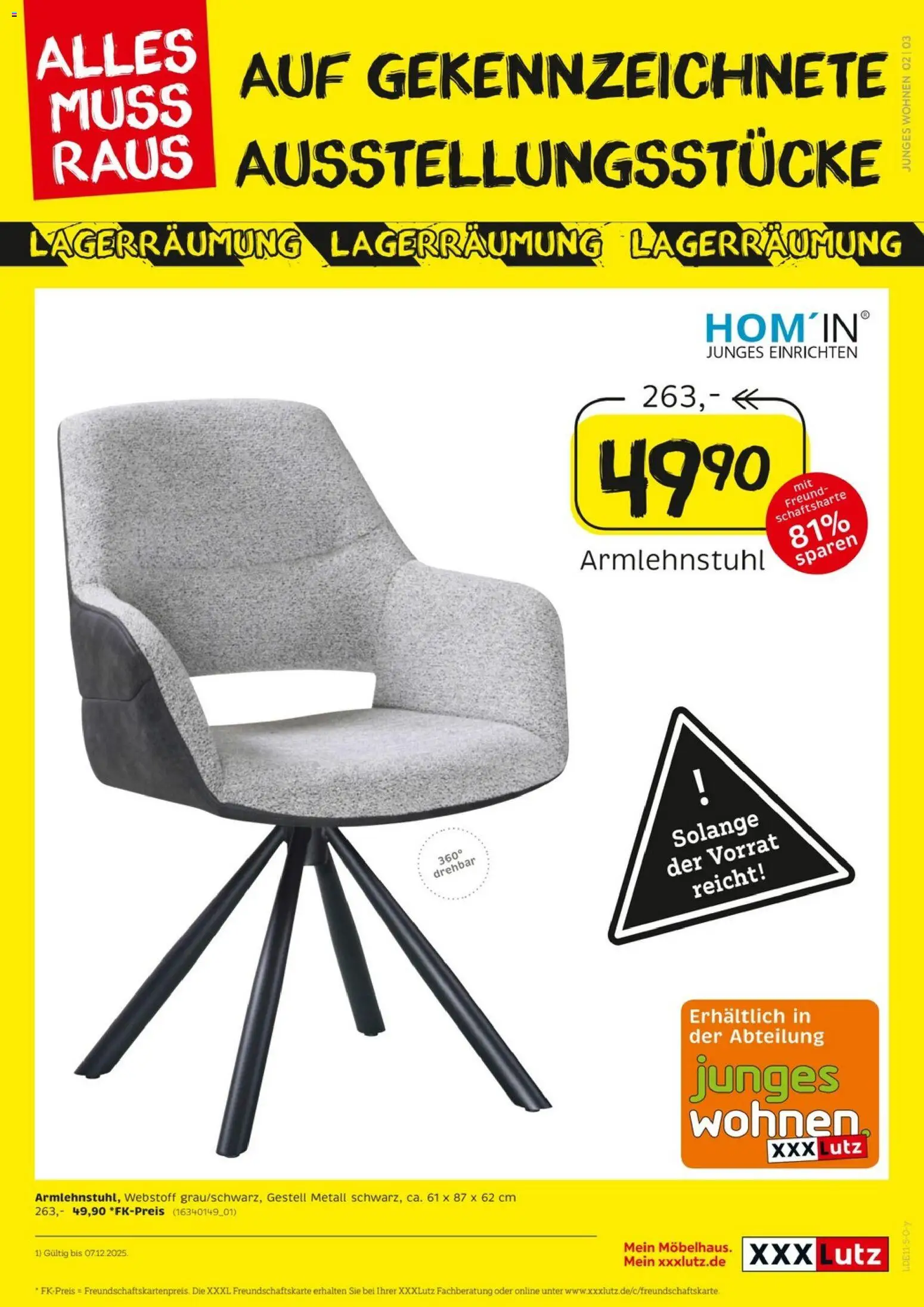 XXXL Lutz - Größte Lagerräumungsverkauf – gültig ab 23.11.2025 | Seite: 3