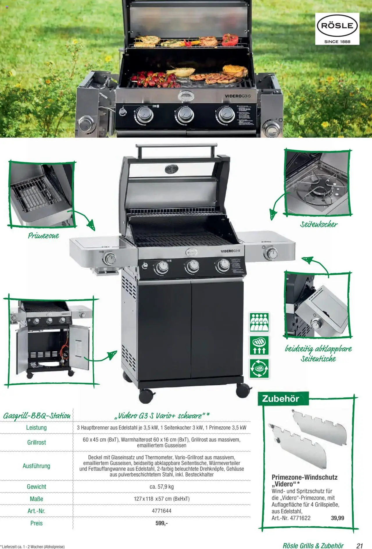 Toom Baumarkt Grills & Zubehör 2025 - gültig ab dem 19.02.2025 | Seite: 21 | Produkte: Gewicht