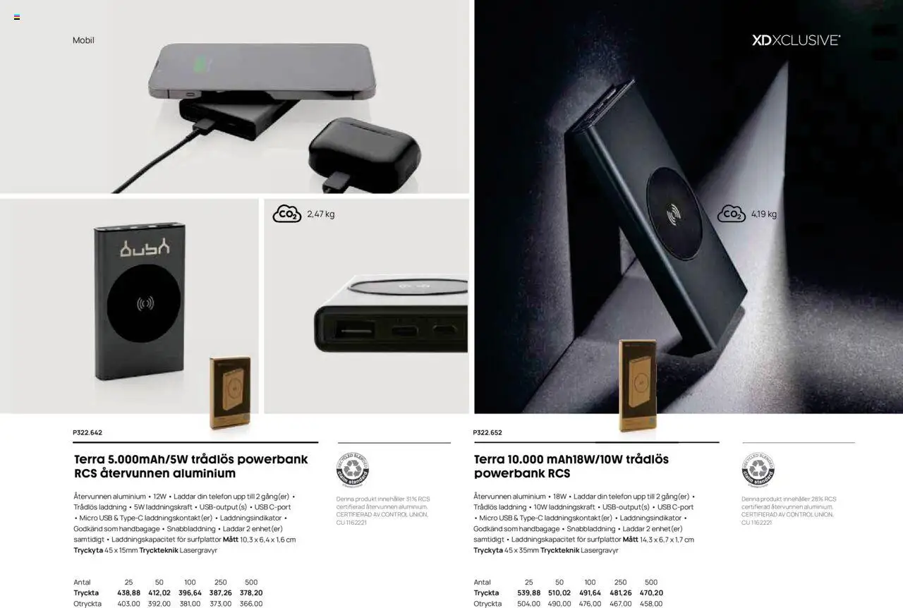 Lyreco reklamblad aktuell från 12.03.2024 | Sida: 249 | Produkter: Telefon, Powerbank, USB