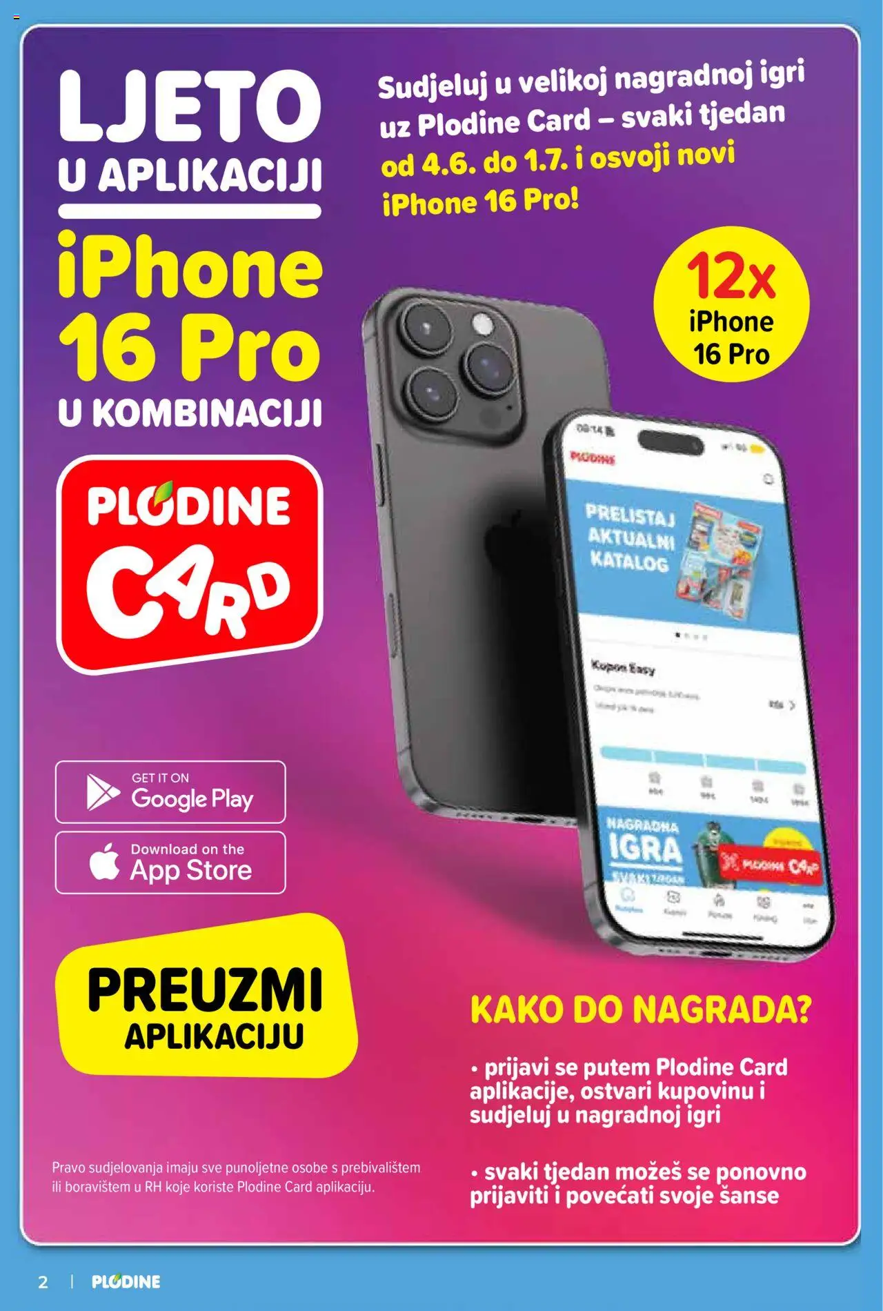 Plodine katalog | vrijedi od 18.06.2025 | Stranica: 2 | Proizvodi: Smartphone, Igra