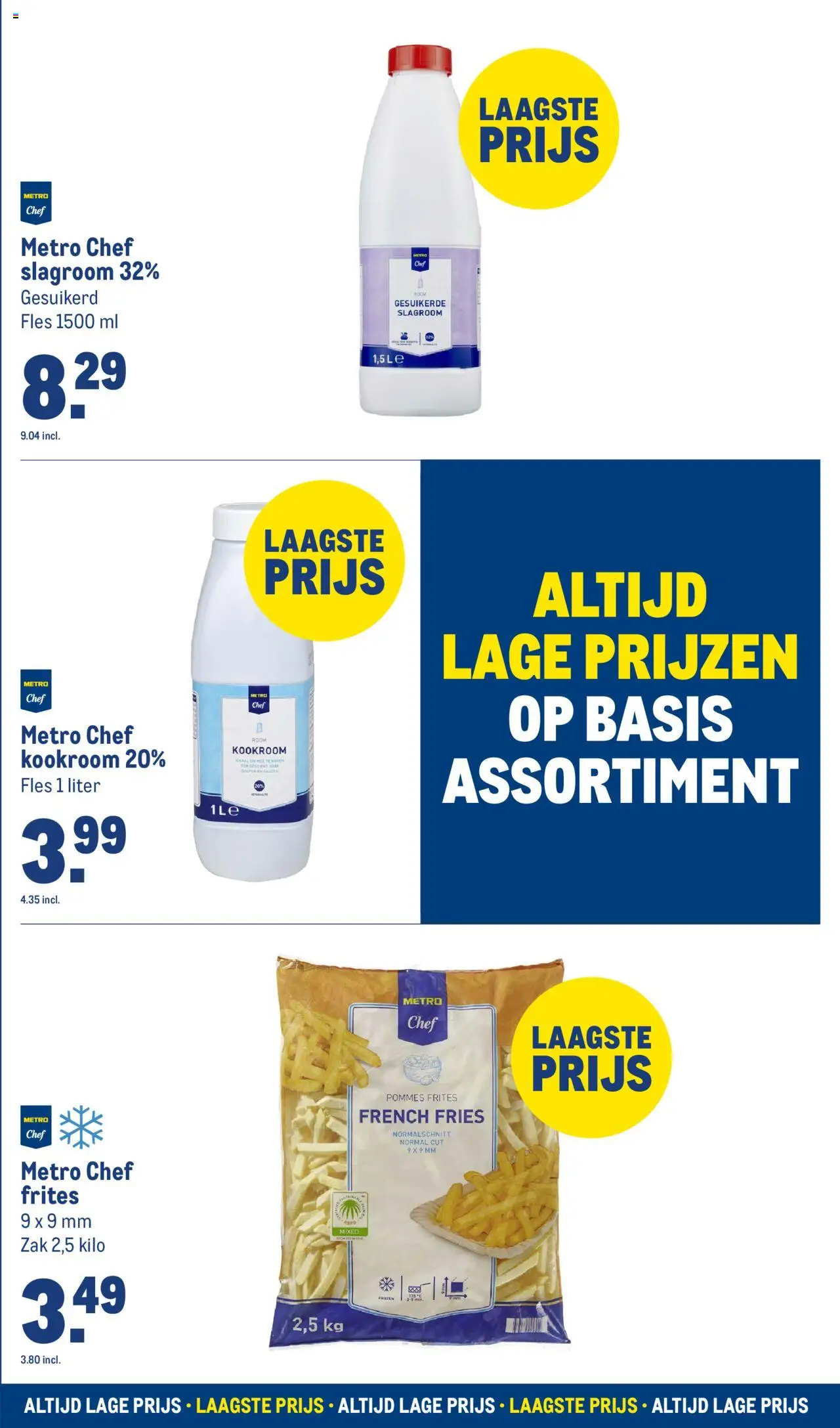  | Pagina: 9 | Producten: Room, Fles, Slagroom, Zak