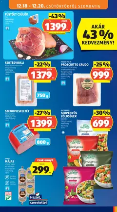 PROSCIUTTO CRUDO, szeletelt, 11 hónapig érlelt nyers sonka, 150 g/csomag - amely érvényes a következő dátumtól: 18.12.2025 | Oldal: 11