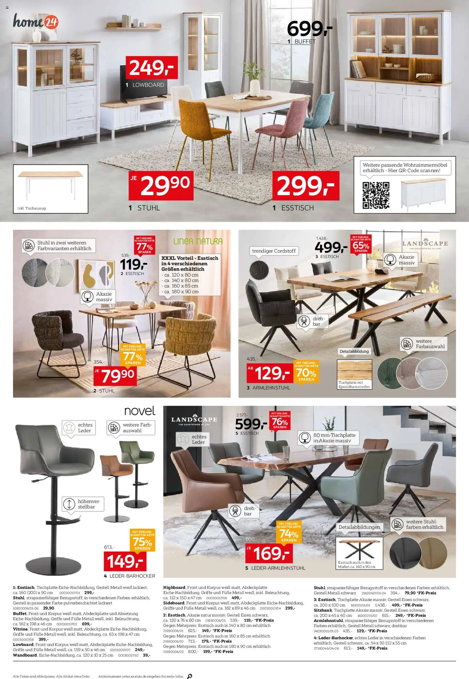 XXXL Lutz Prospekt 	 – gültig ab 26.10.2025 | Seite: 14 | Produkte: Lowboard, Esstisch, Stuhl