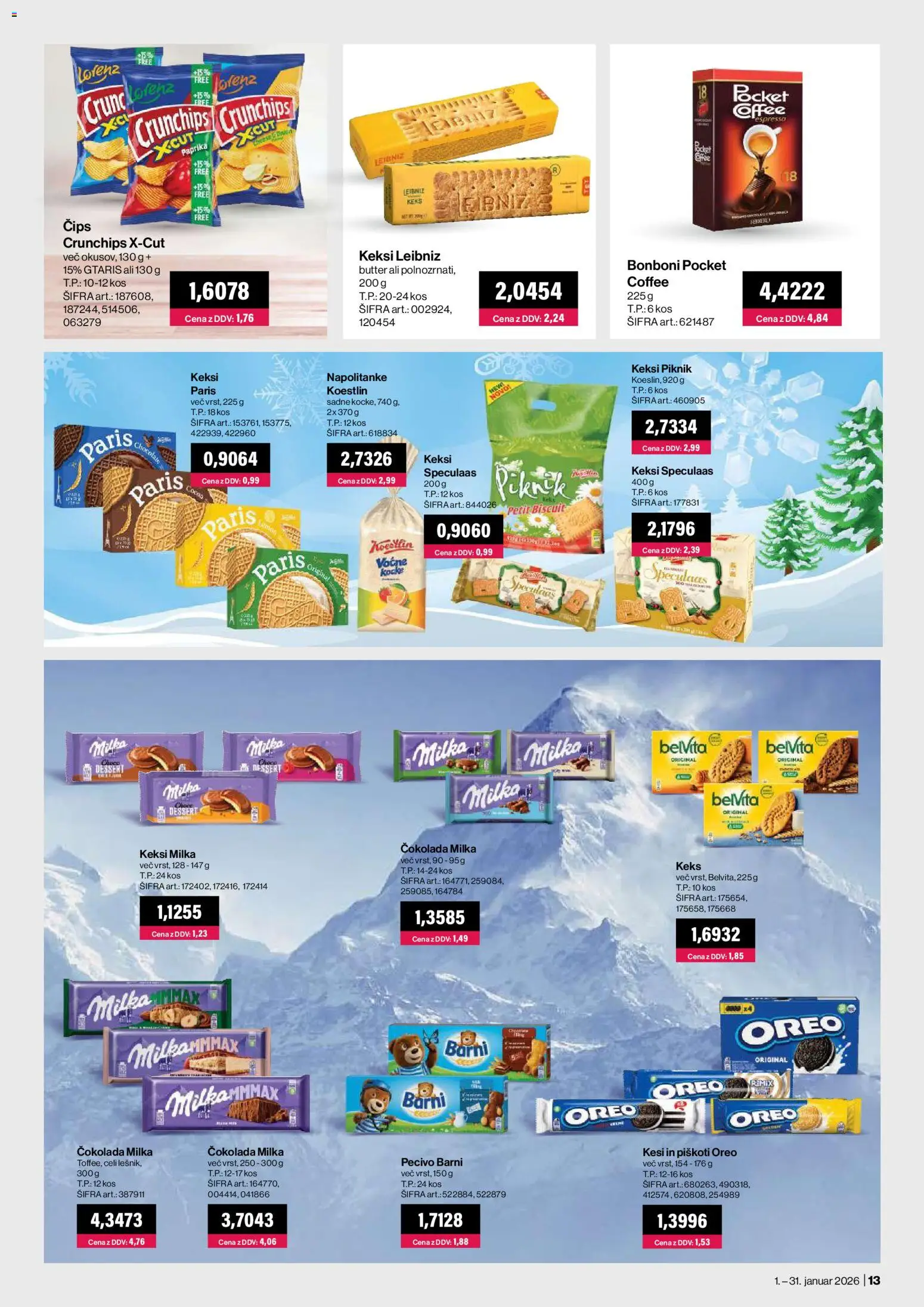 Novi Mercator katalog ponudbe – veljaven od 01.01.2026 | Stran: 13