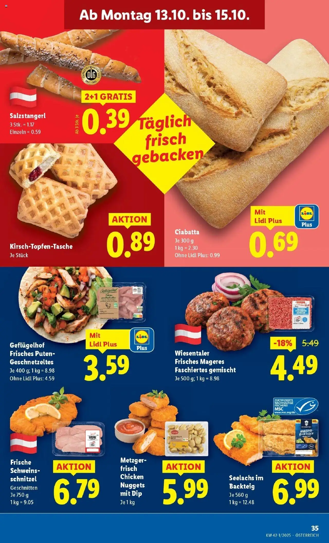 Lidl - Jenbach, Eferding, Dornbirn gültig ab 09.10.2025 | Seite: 41