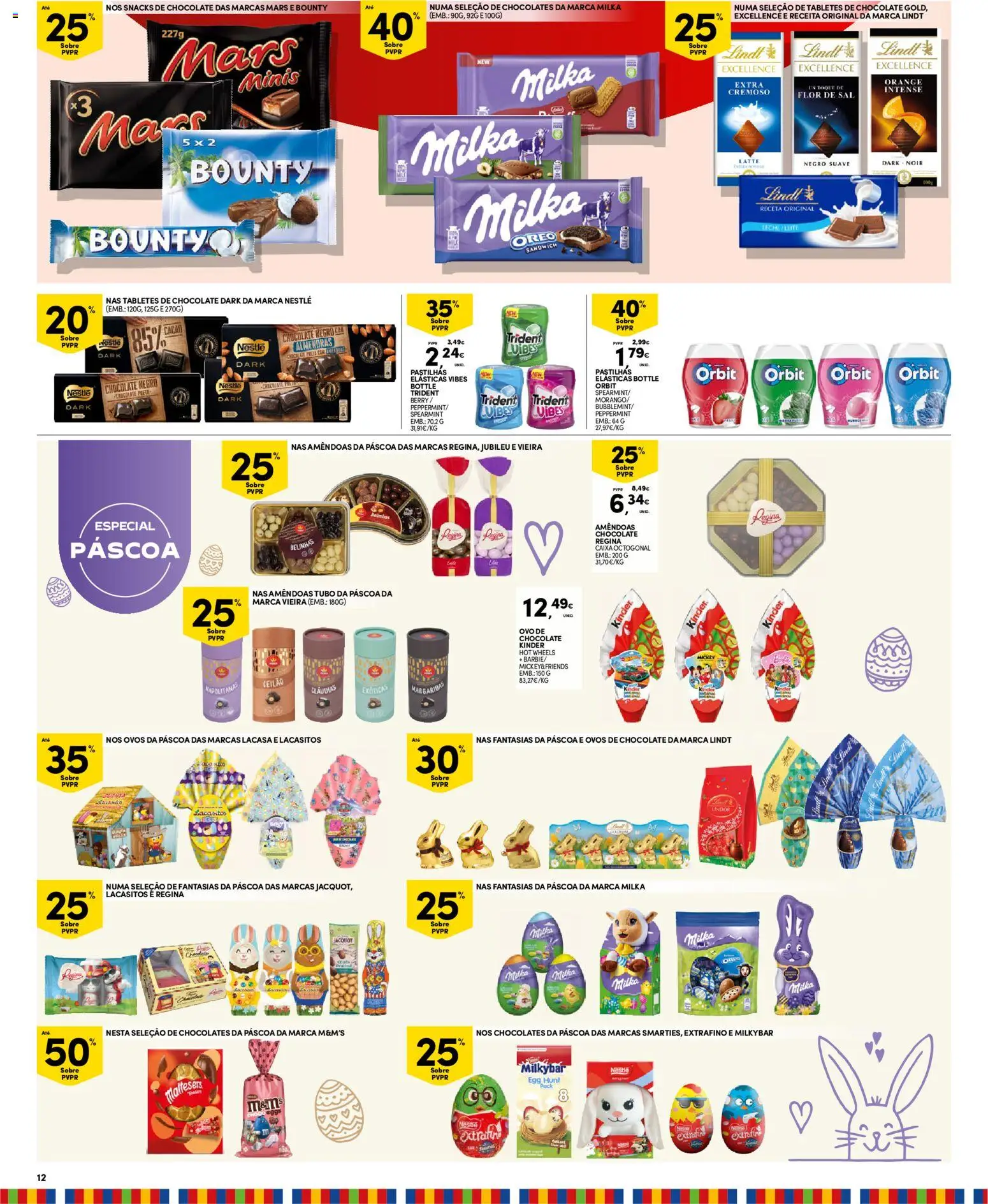 Continente - Madeira │ válido de 10.03.2026 | Página: 12 | Produtos: Amêndoas, Chocolates, Sal, Chocolate